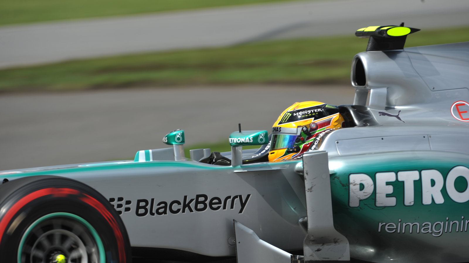 09.06.2013- Race, Lewis Hamilton (GBR) Mercedes AMG F1 W04