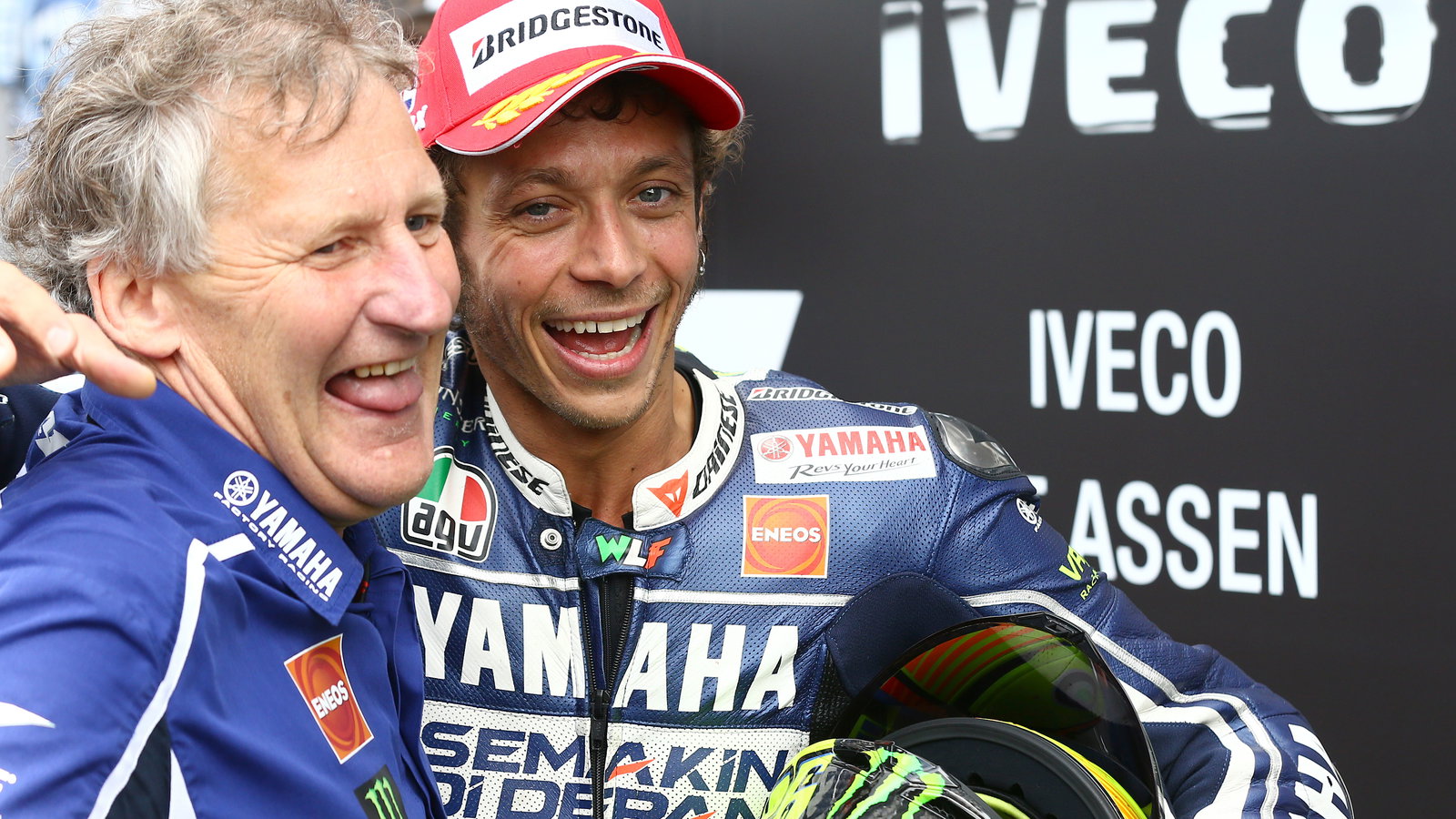 Burgess and Rossi, Dutch MotoGP 2013