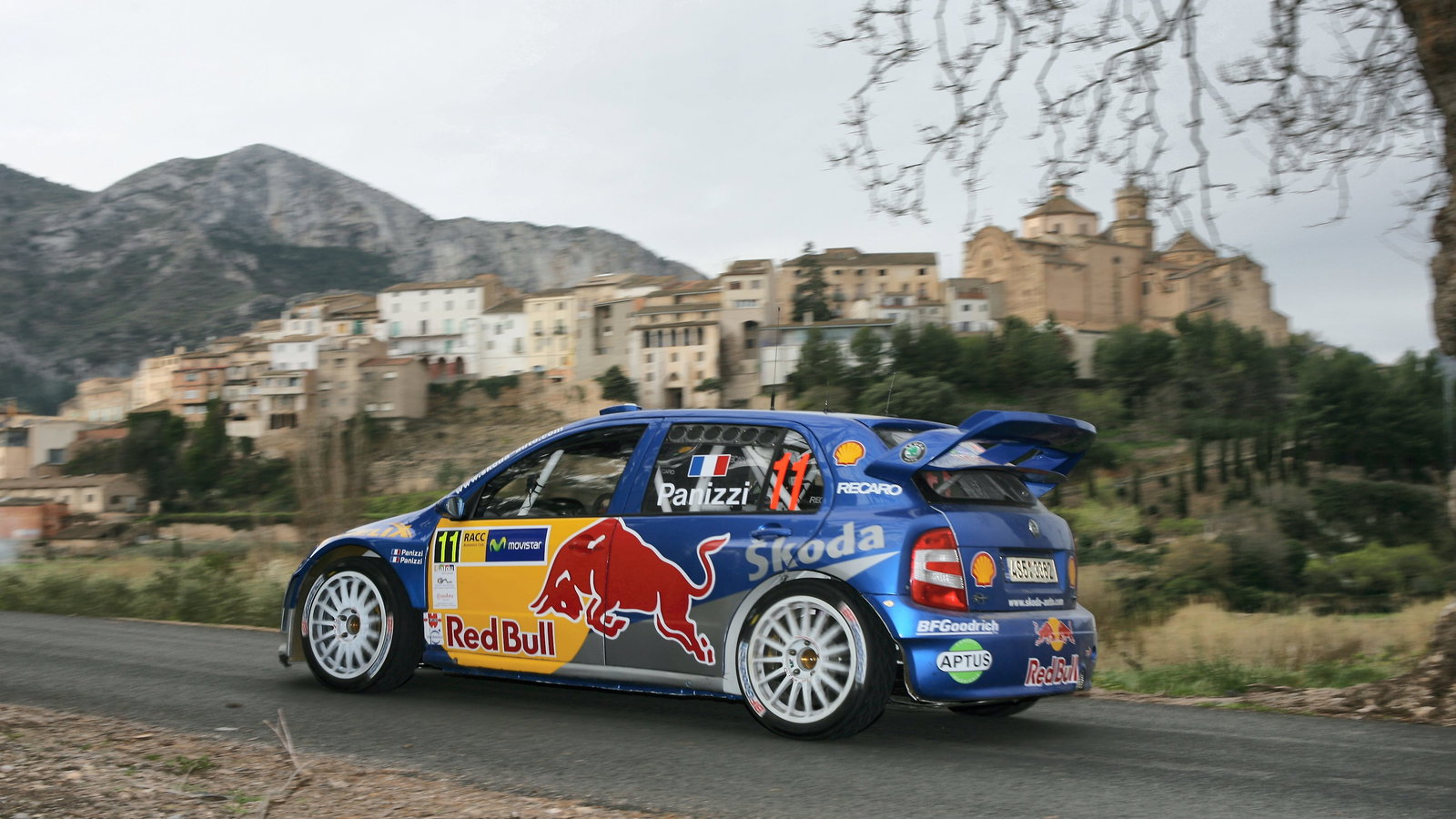 Gilles Panizzi / Herve Panizzi - Red Bull Skoda Fabia WRC