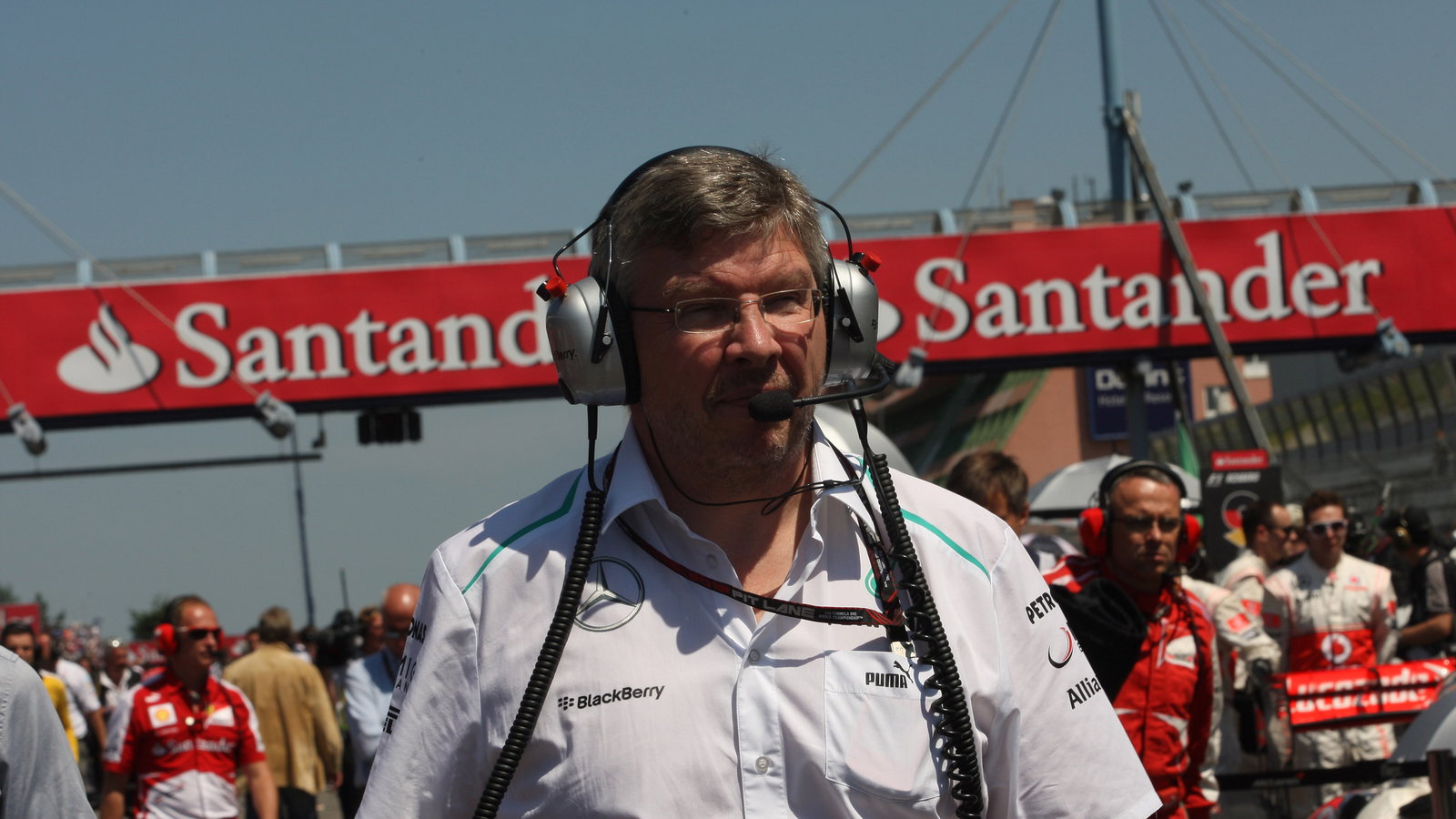 07.07.2013- Race, Ross Brawn (GBR), Team Principal, Mercedes GP
