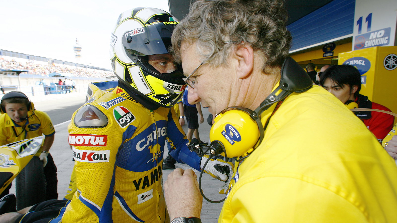 Rossi, Jerry Burgess, Spanish MotoGP, 2006
