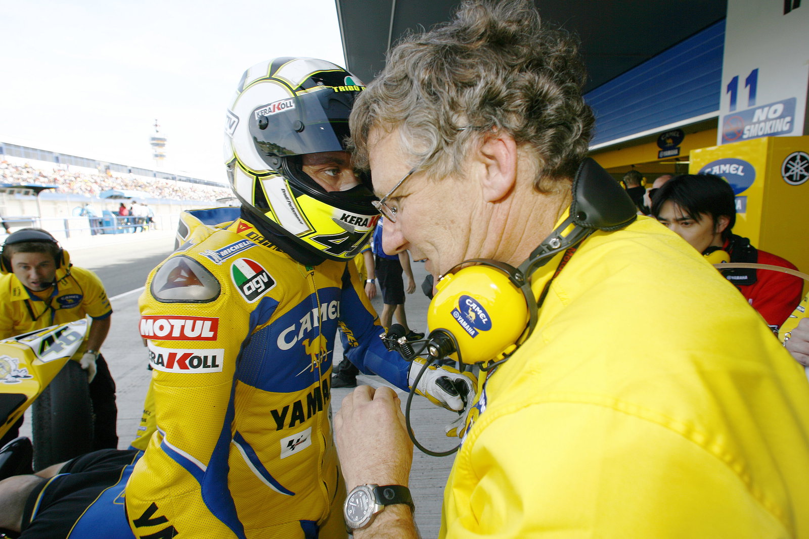 Rossi, Jerry Burgess, Spanish MotoGP, 2006