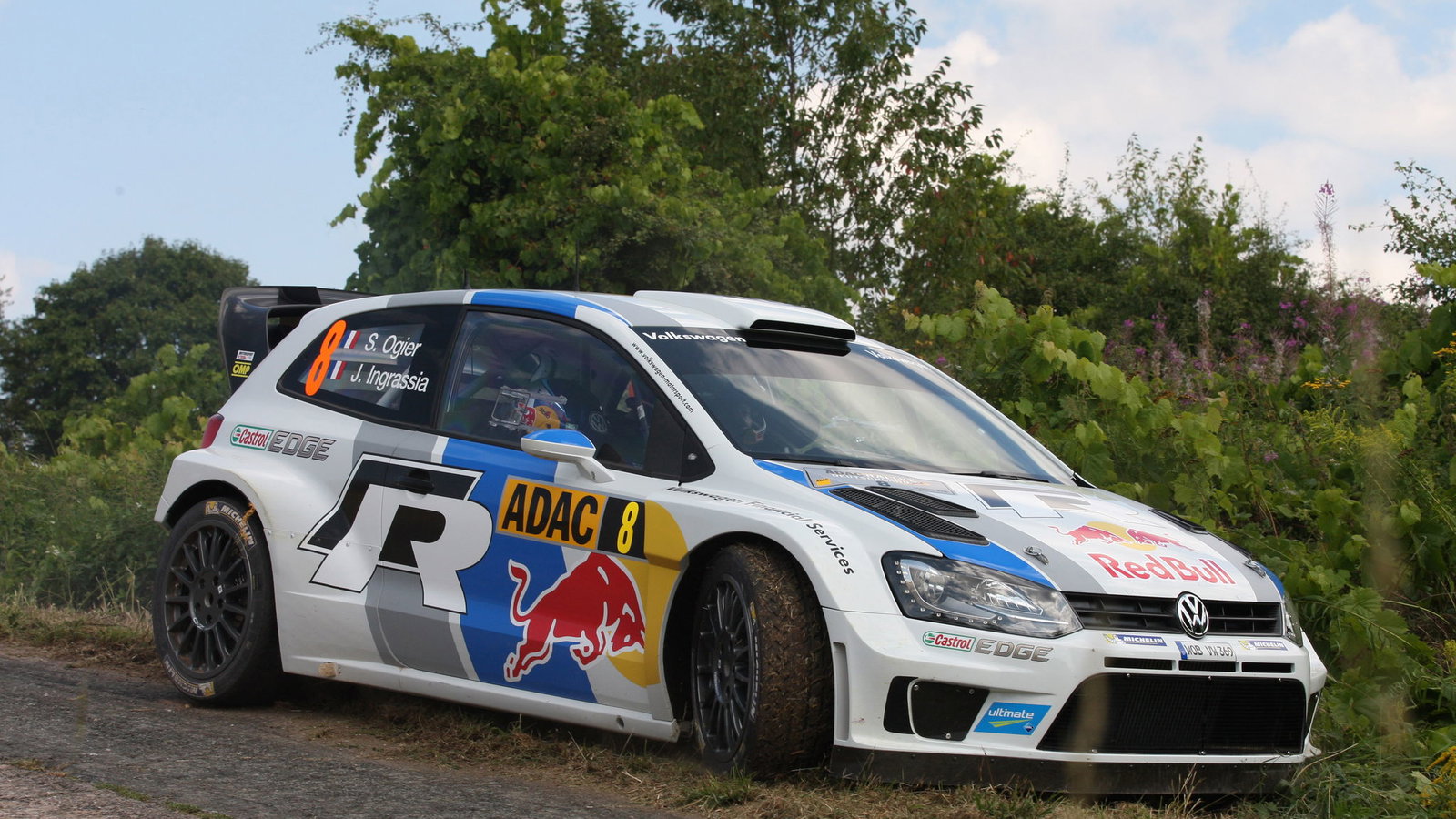 Sebastien Ogier, Julien Ingrassia (Volkswagen Polo WRC #8, Volkswagen Motorsport)