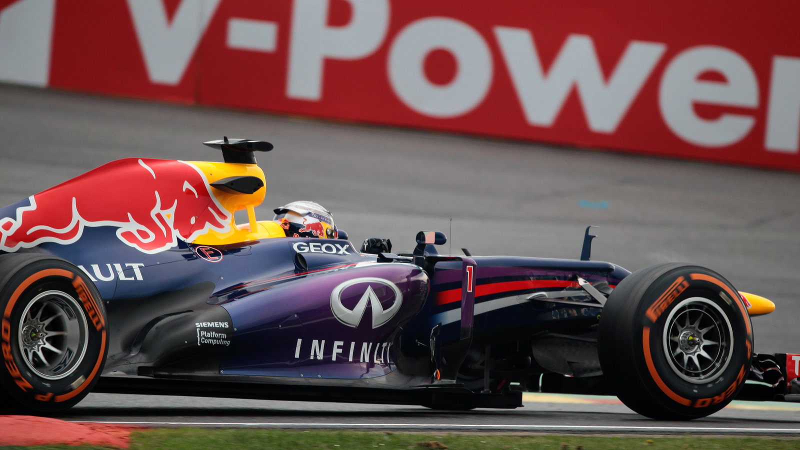 23.08.2013- Free Practice 1, Sebastian Vettel (GER) Red Bull Racing RB9