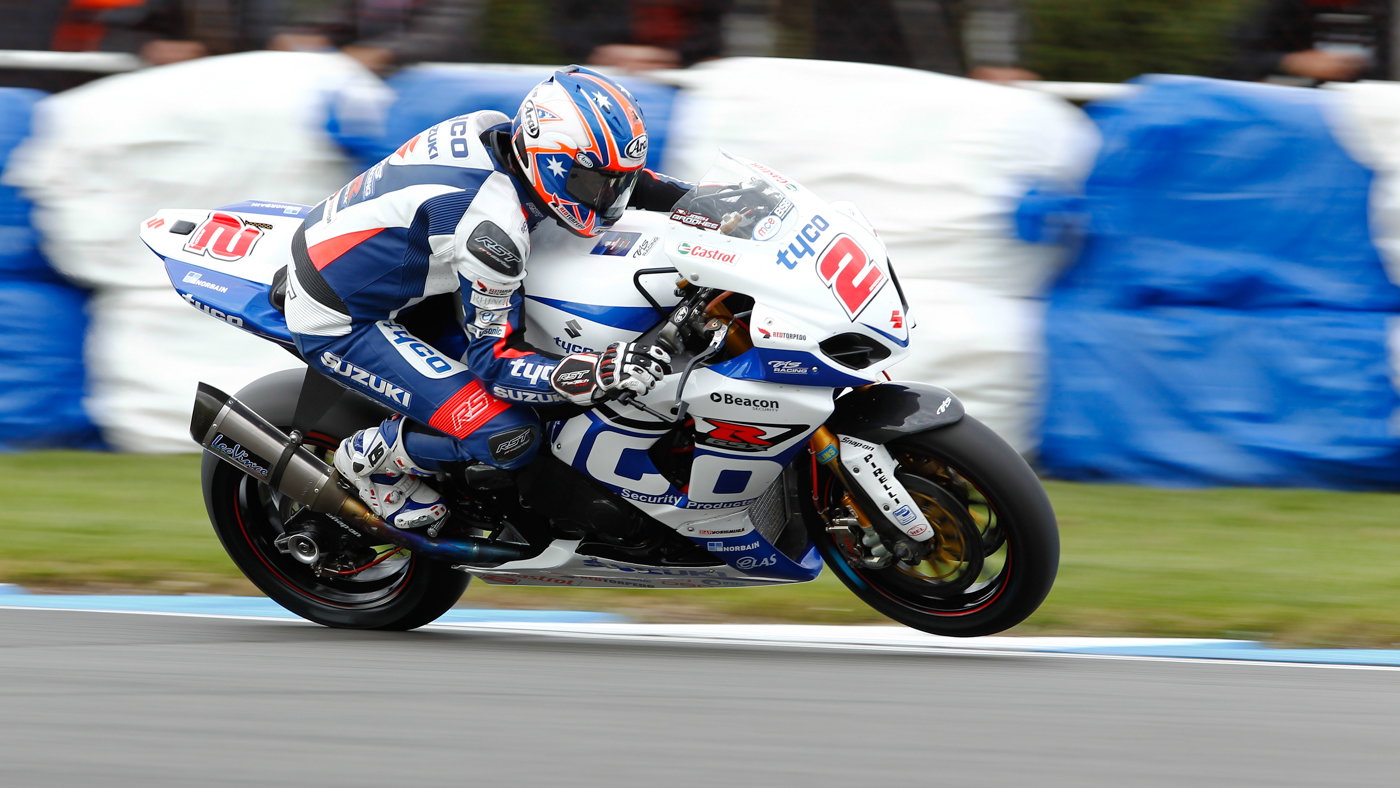 Josh Brookes Tyco Suzuki - picture credit IHPhotography.net