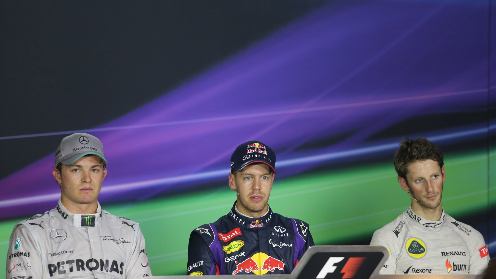 21.09.2013- After Qualifying Press Conference, pole position Sebastian Vettel (GER) Red Bull Racing