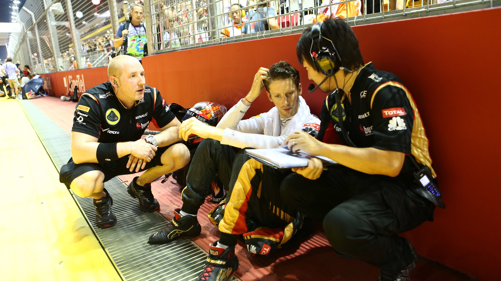 22.09.2013- Race: Romain Grosjean (FRA) Lotus F1 Team E21