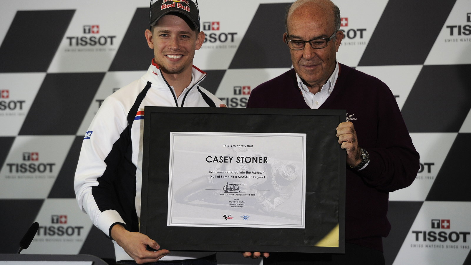 Stoner, Ezpeleta Legends award, Australian MotoGP 2013