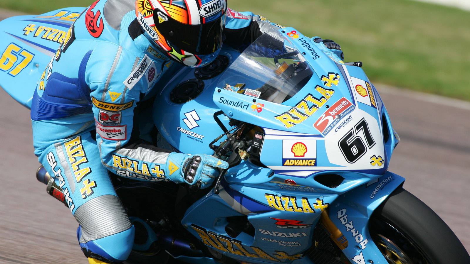 shane byrne rizla suzuki bsb 2006 thurxton monday 17/04/06