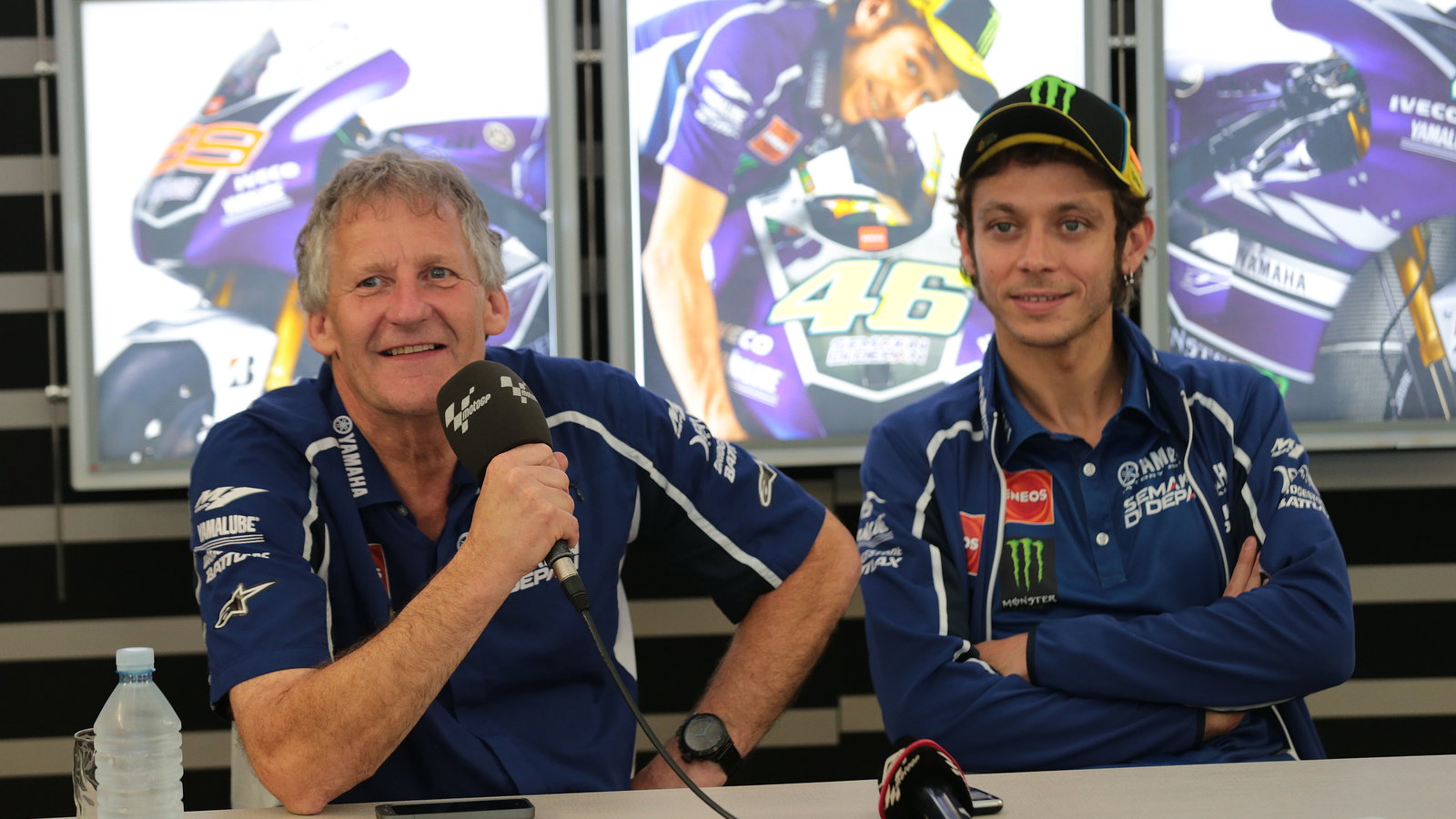 Burgess and Rossi, Valencia MotoGP 2013