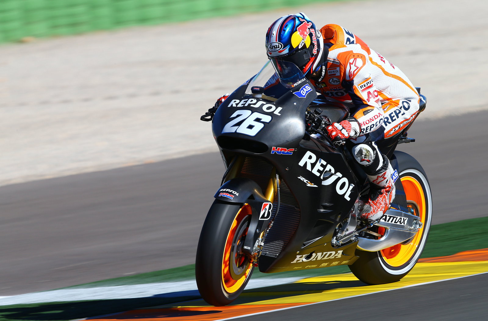 Pedrosa, Valencia MotoGP test, November 2013