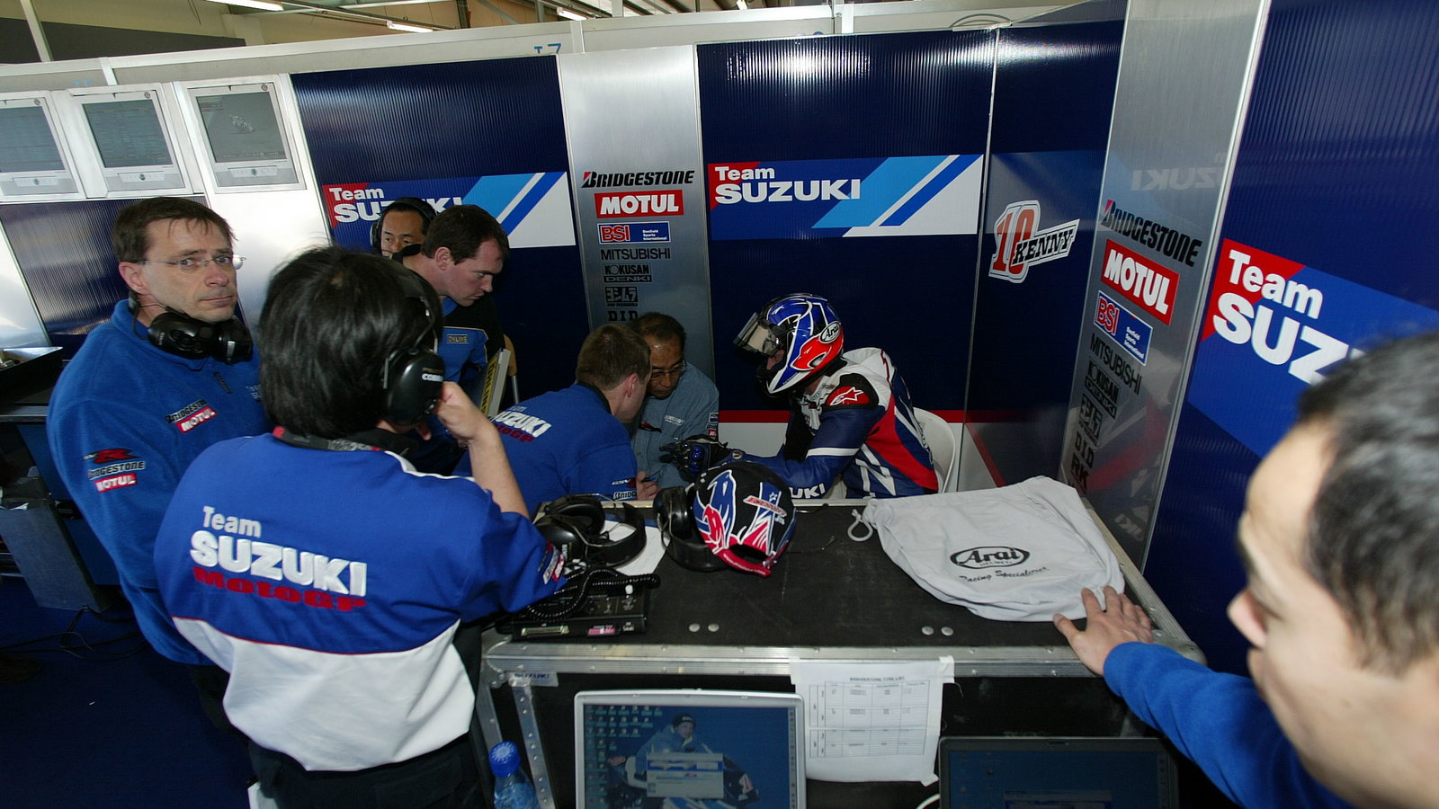 Kenny Roberts with team Suzuki, South African MotoGP 2004