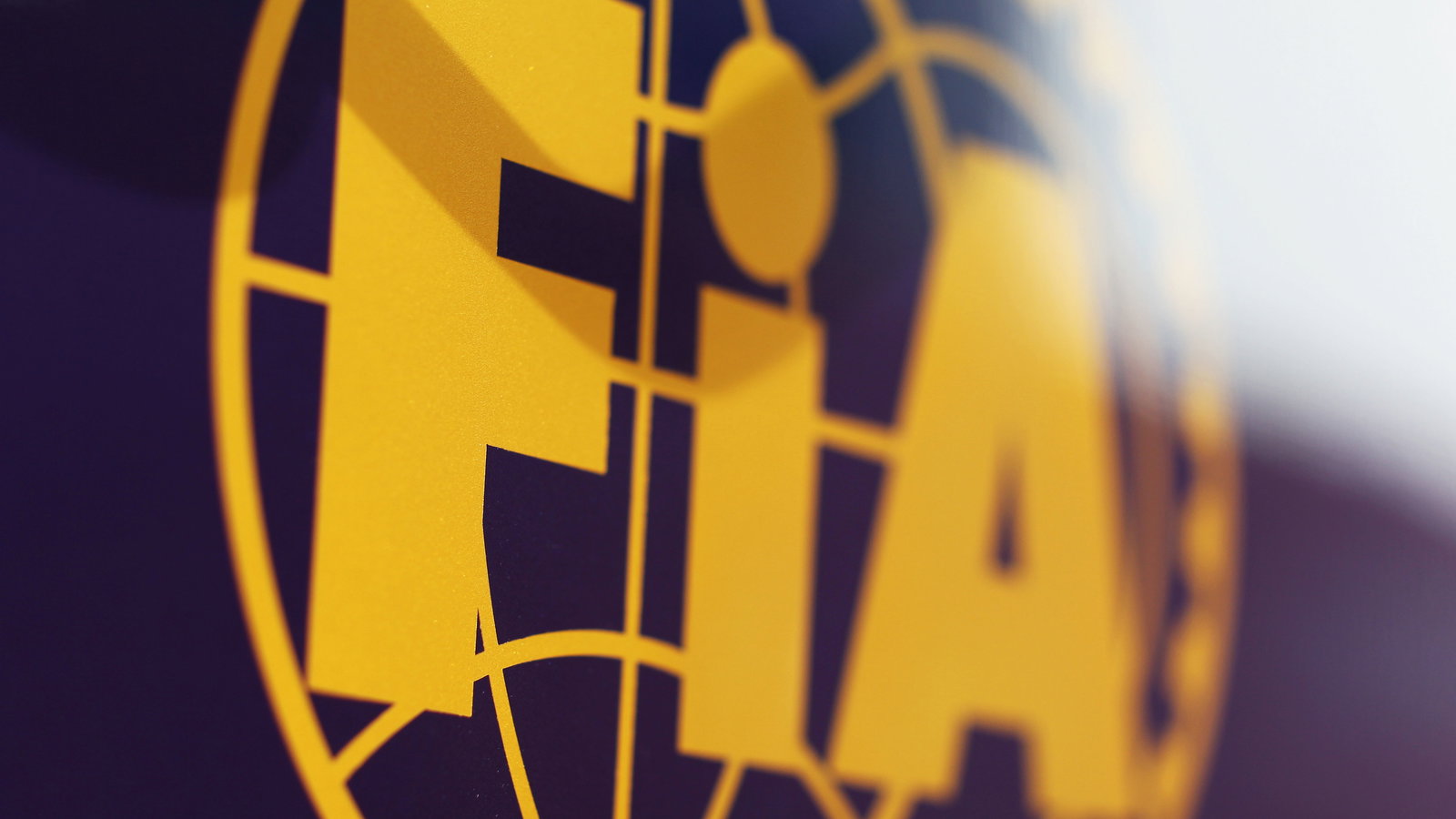 FIA logo.29.01.2014. Formula One Testing, Day Two, Jerez, Spain.