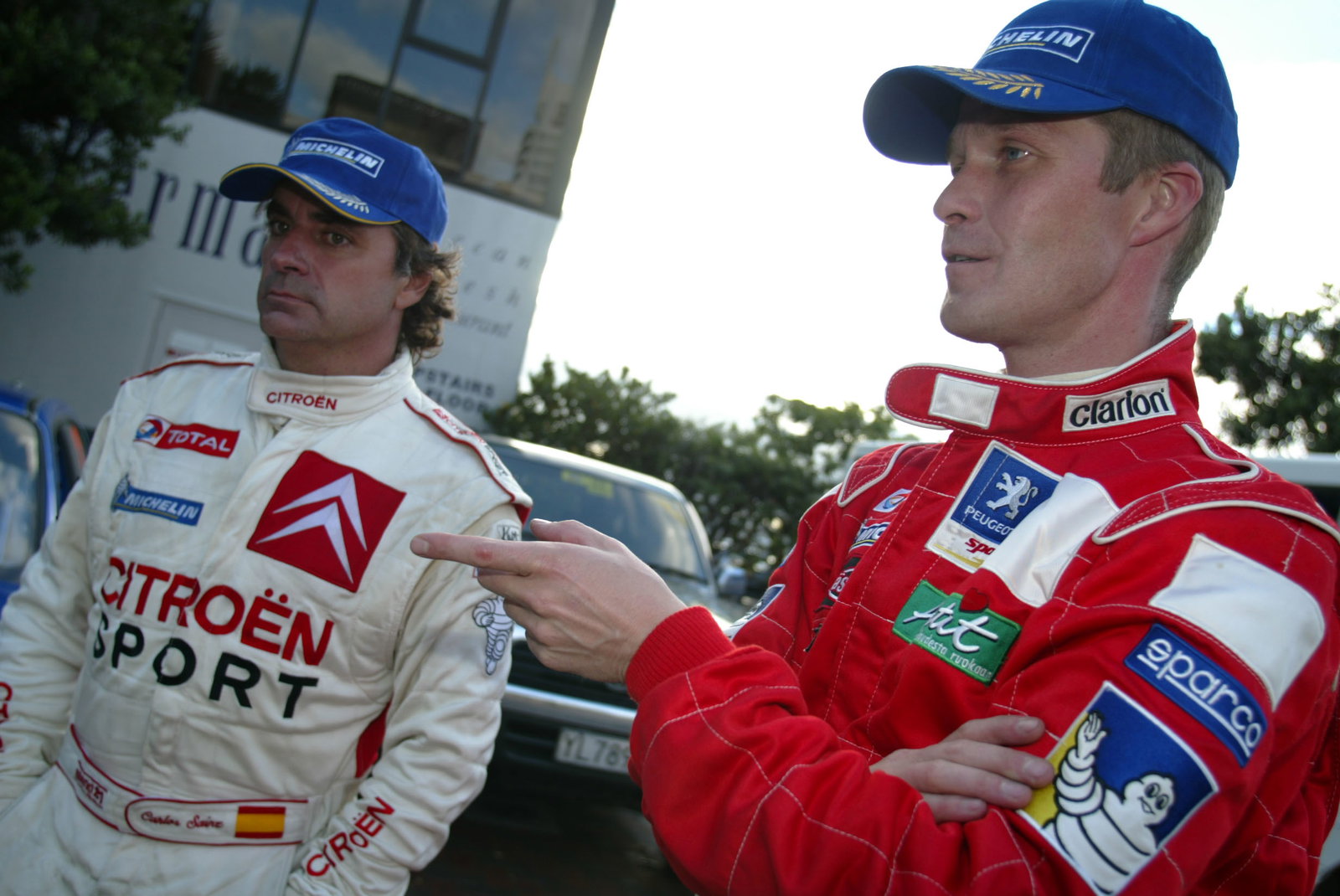 Carlos Sainz and Harri Rovanpera