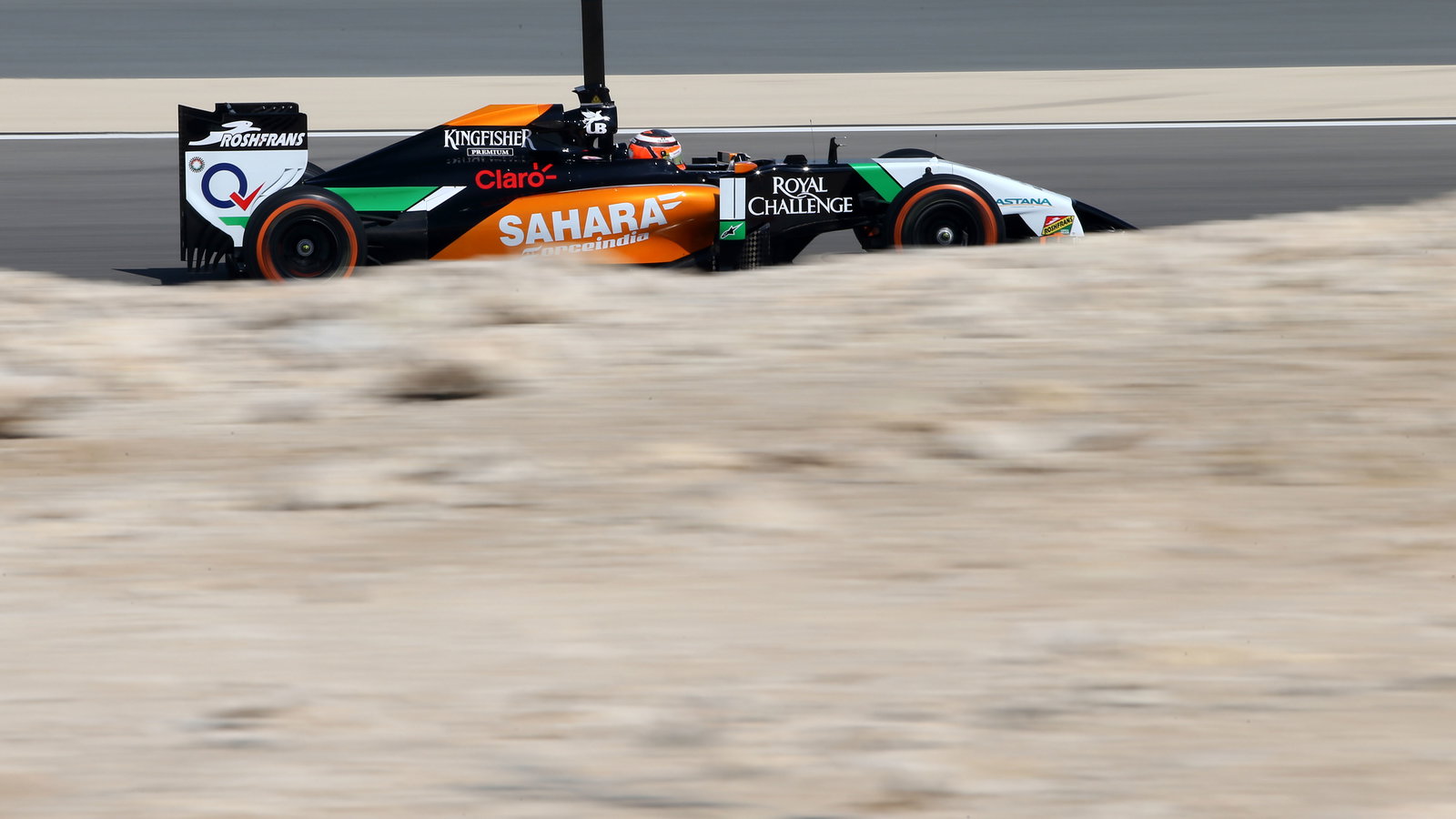 Nico Hulkenberg (GER), Sahara Force India 19.02.2014. Formula One Testing, Bahrain Test One, Day On