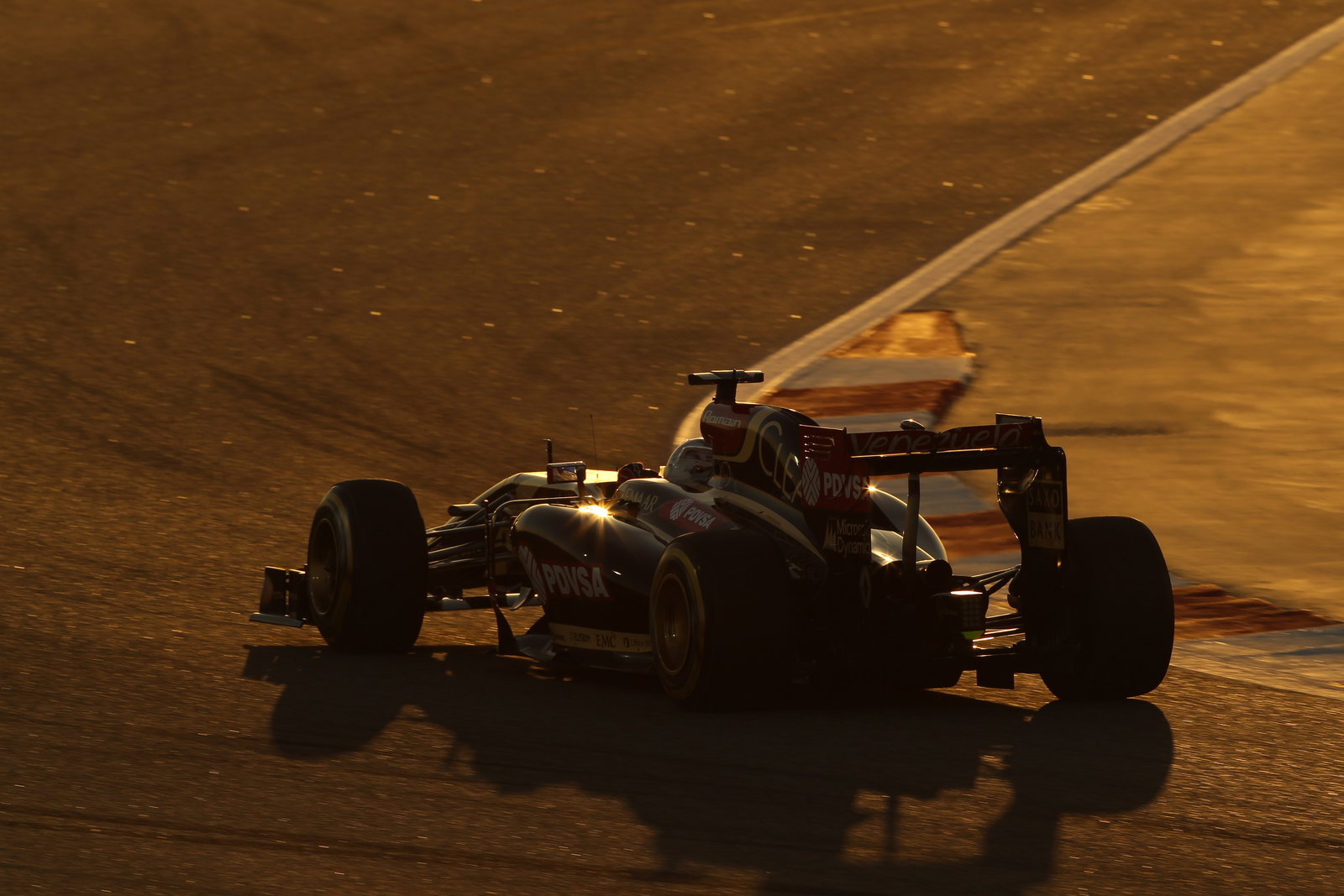 06.04.2014- Race, Romain Grosjean (FRA) Lotus F1 Team E22