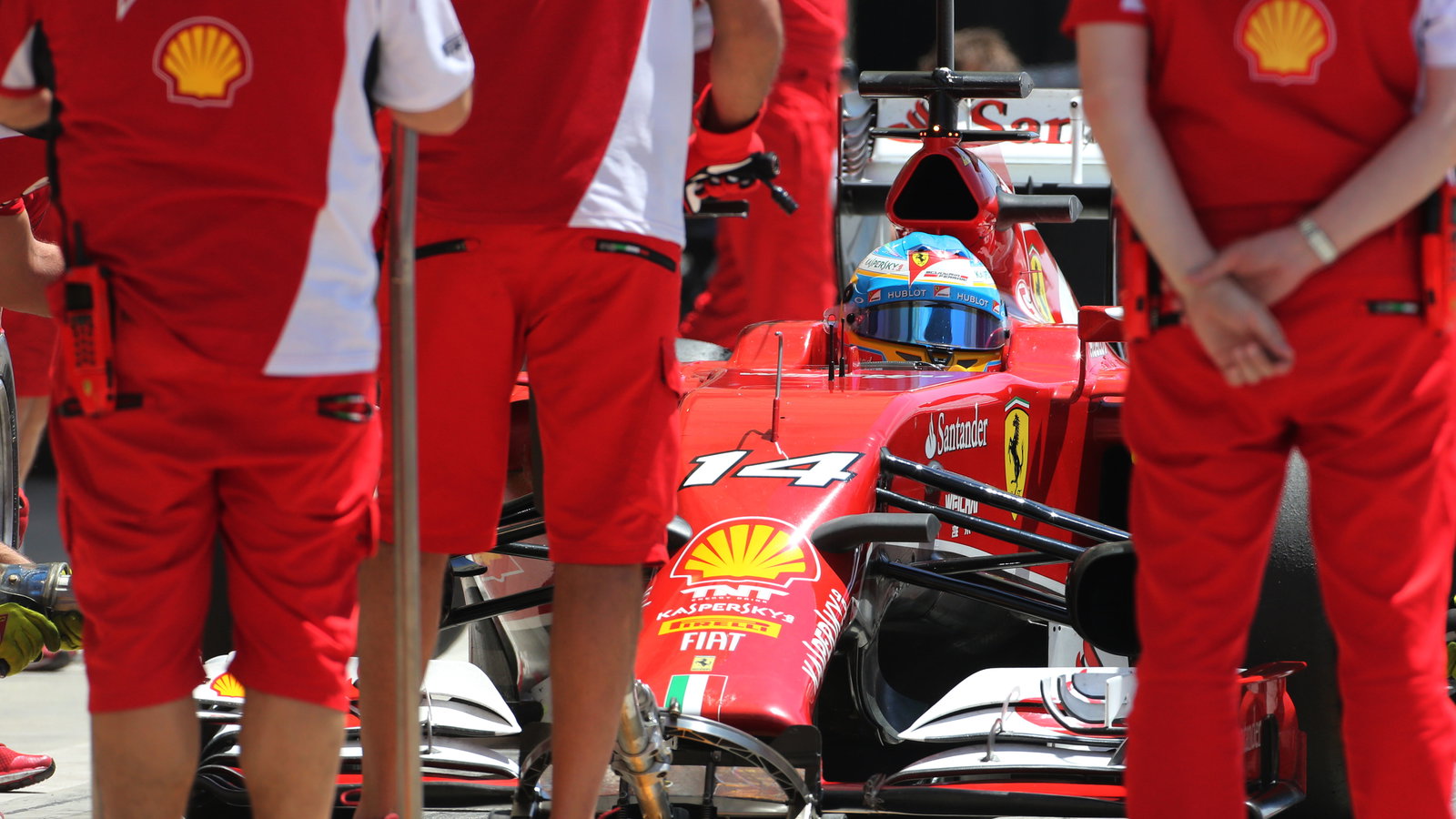 Fernando Alonso (ESP), Scuderia Ferrari 08.04.2014. Formula One Testing, Bahrain Test, Day One, Sak