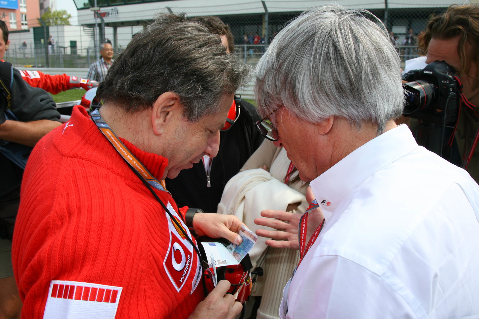 Jean Todt and Bernie Ecclestone
