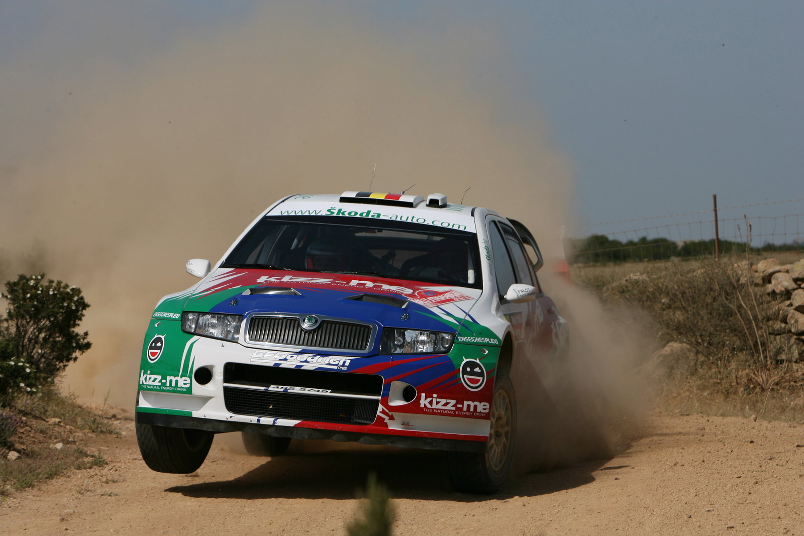 Francois Duval / Patrick Pivato - First Skoda Fabia WRC