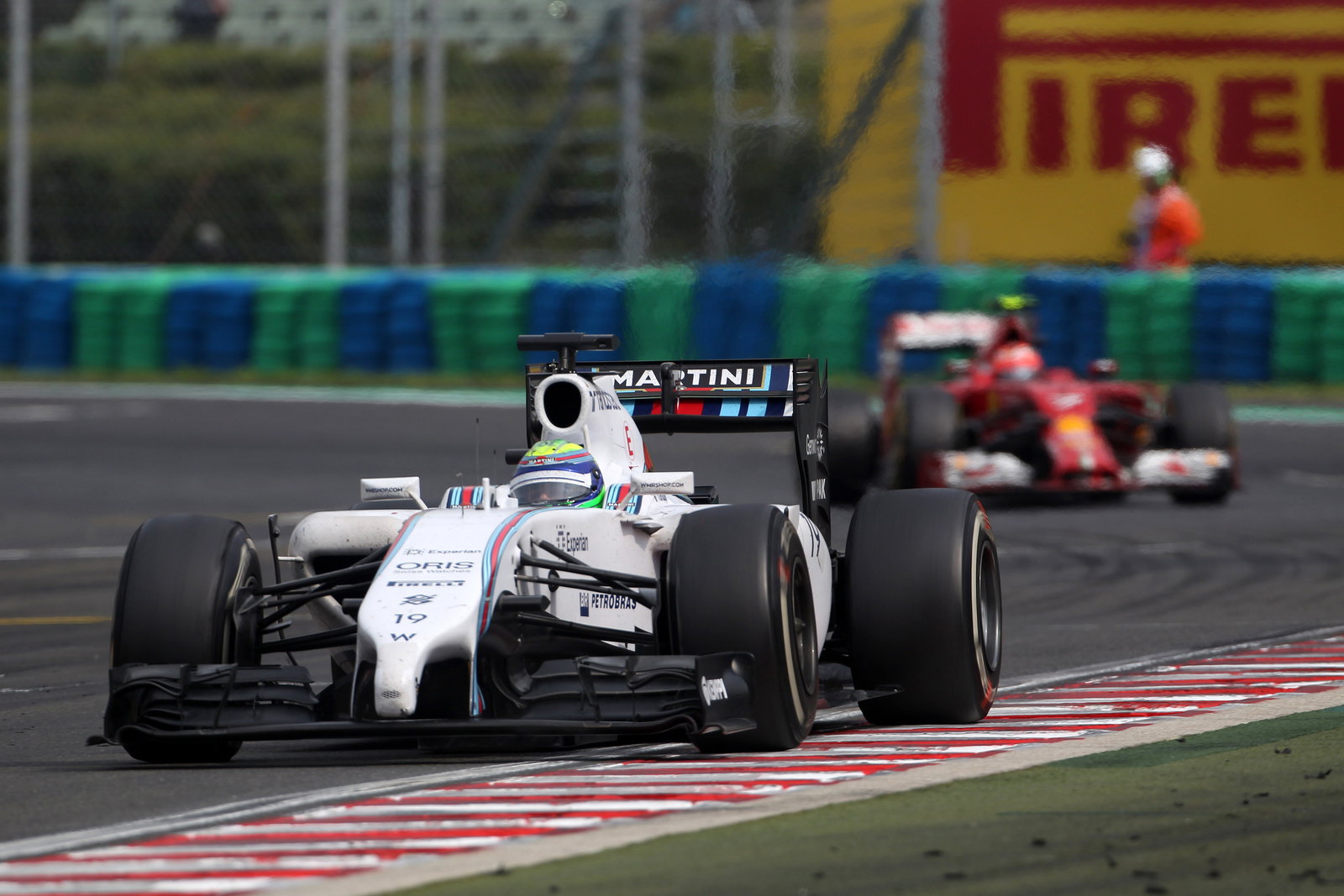 Hungarian F1 Grand Prix: Grosjean crashes while warming tyres
