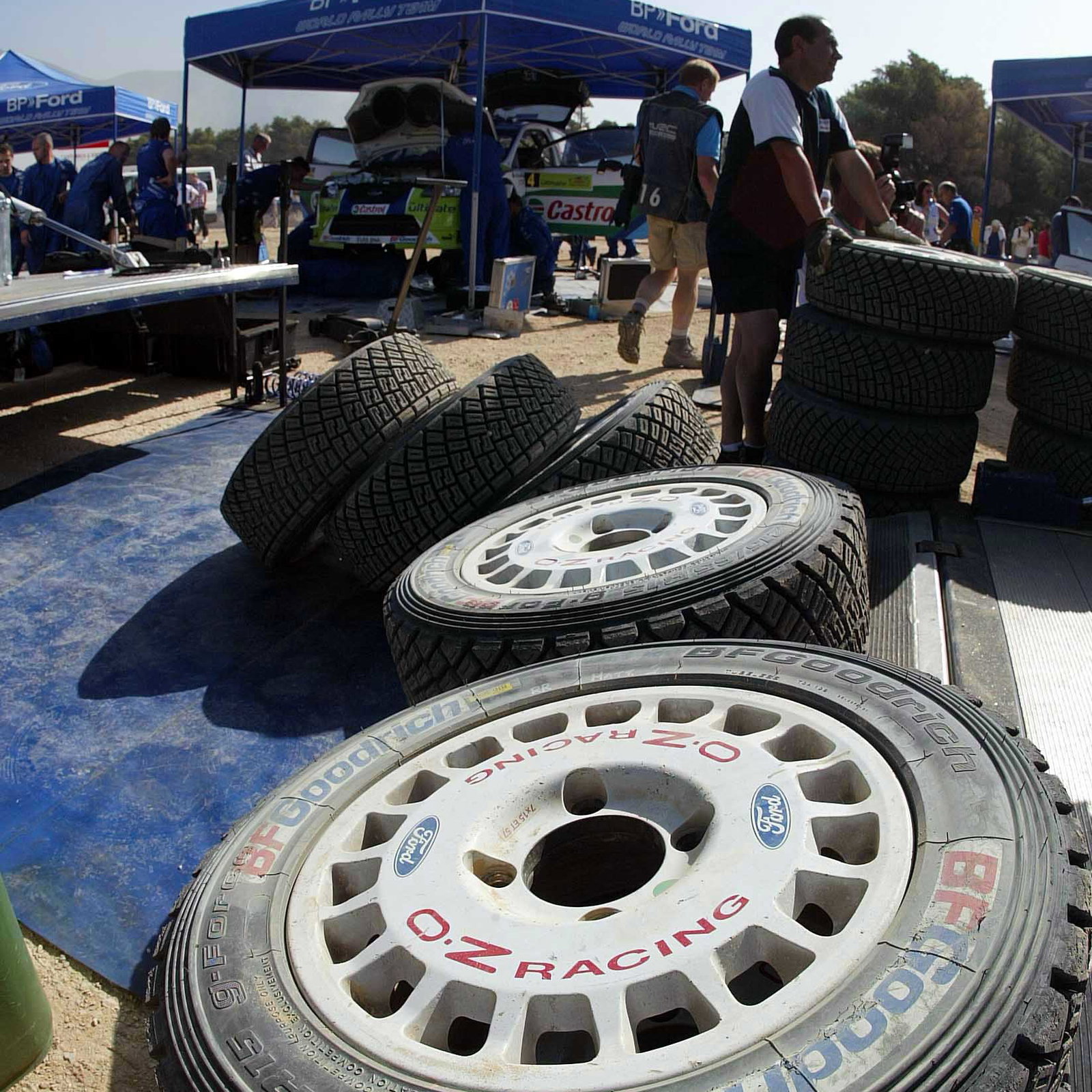 BF Goodrich tyres at the Acropolis Rally