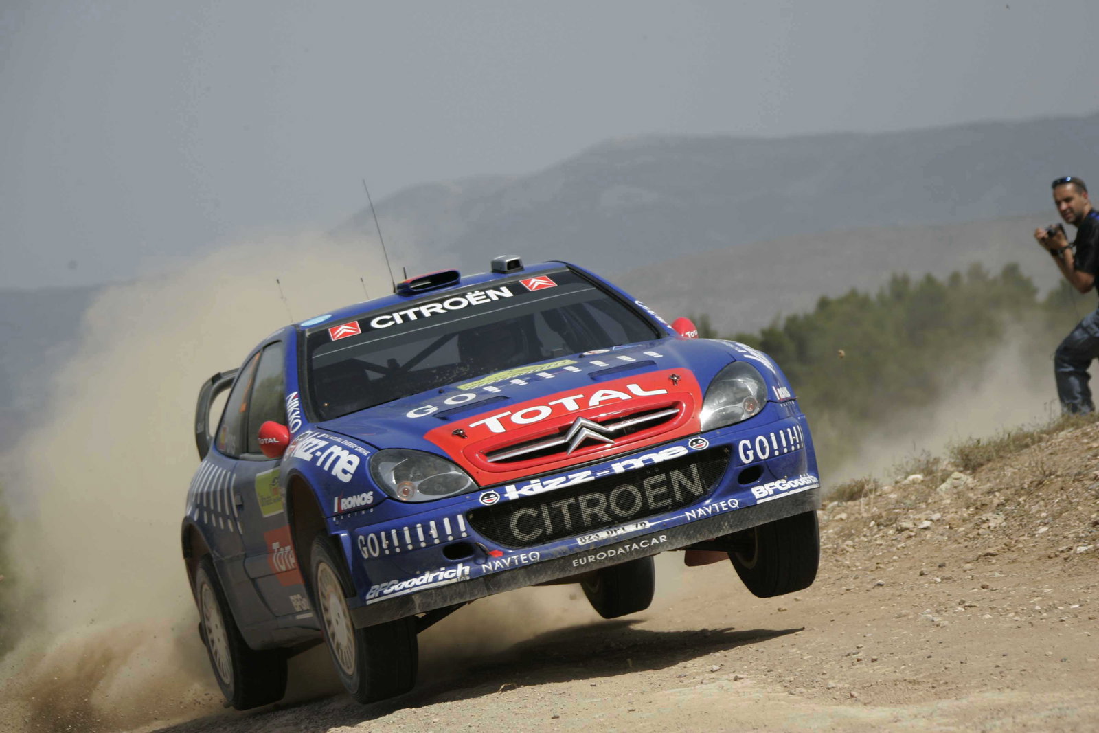 Sebastien Loeb (FRA) Citroen Xsara Acropolis Rally, World Rally Championship, 1-3 June 2006, Greece