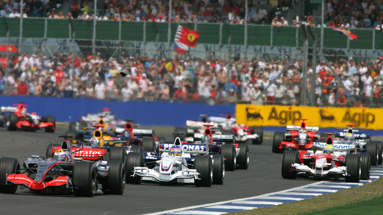 2006 British Grand Prix - Sunday RaceSilverstone, England. 8th - 11th June.Start, Juan-Pablo Montoya