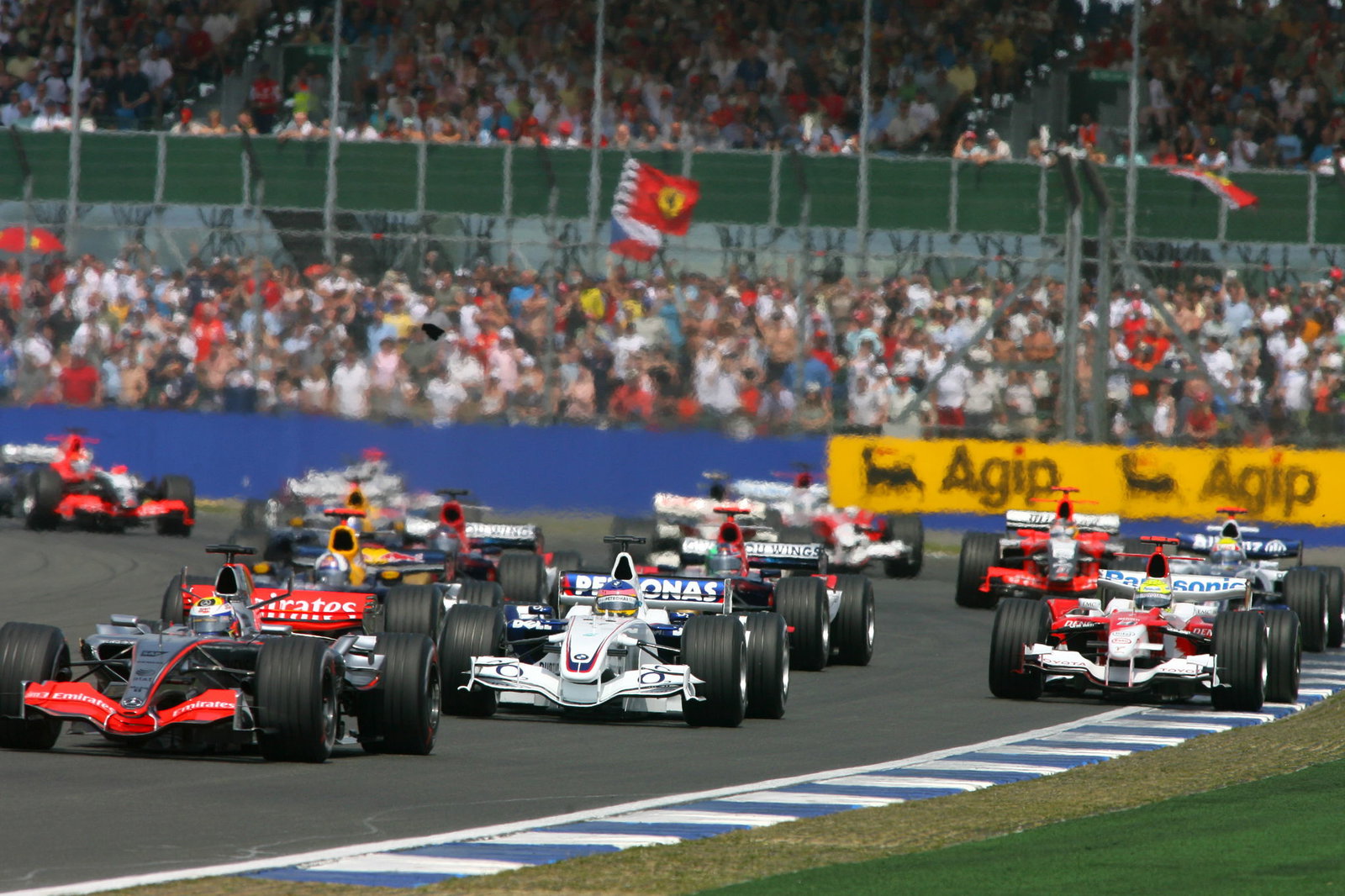 2006 British Grand Prix - Sunday RaceSilverstone, England. 8th - 11th June.Start, Juan-Pablo Montoya