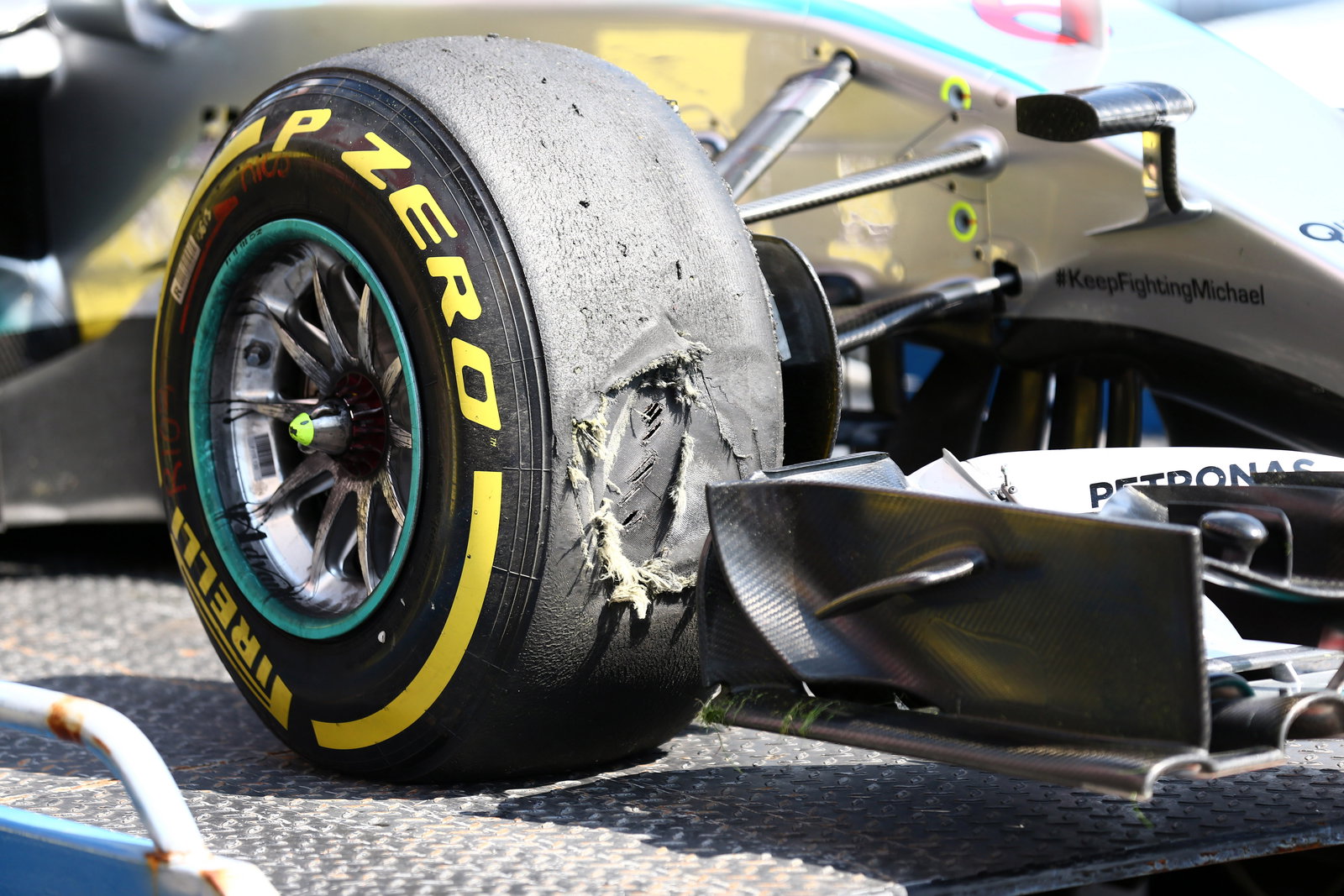 F1 Belgian Grand Prix: Furious Vettel fumes at Pirelli after tyre blow