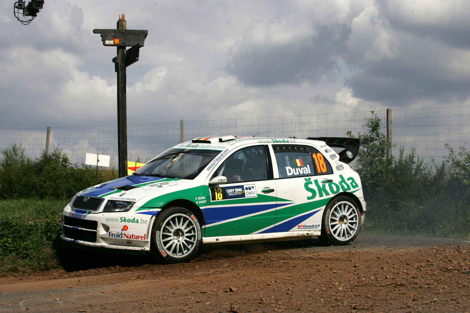 Francois Duval (BEL) First Skoda Fabia WRC World Rally of Germany, 11-13 August 2006, Germany
