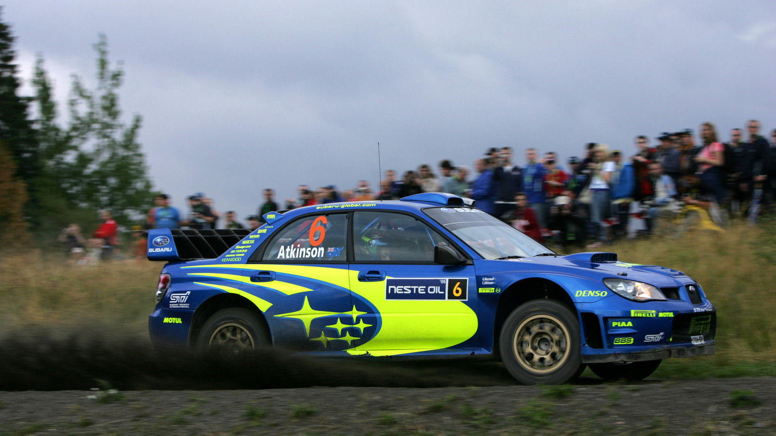 Chris Atkinson (AUS) Subaru WRT Impreza WRC World Rally of Finland, World Rally Championship, 17-20