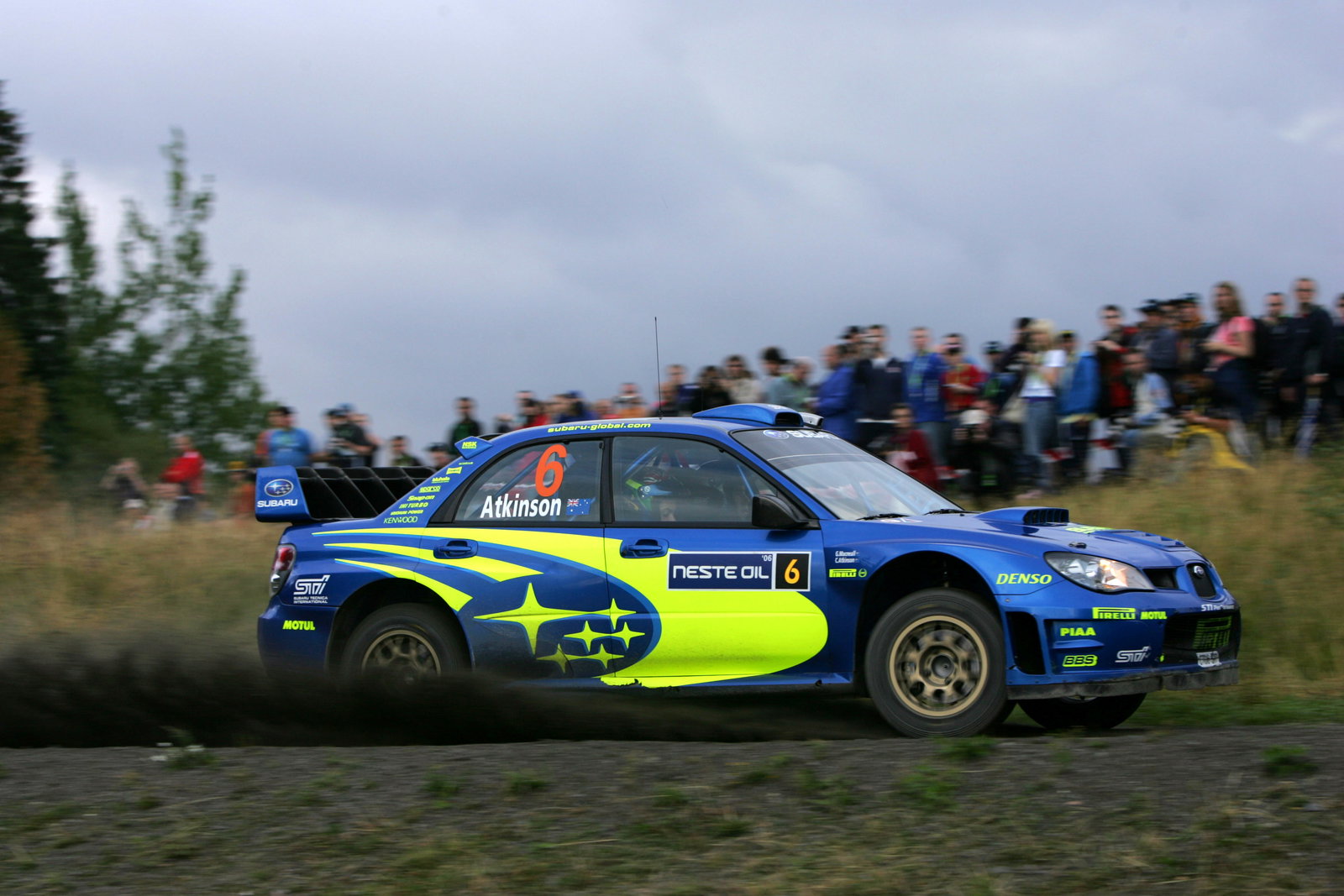 Chris Atkinson (AUS) Subaru WRT Impreza WRC World Rally of Finland, World Rally Championship, 17-20