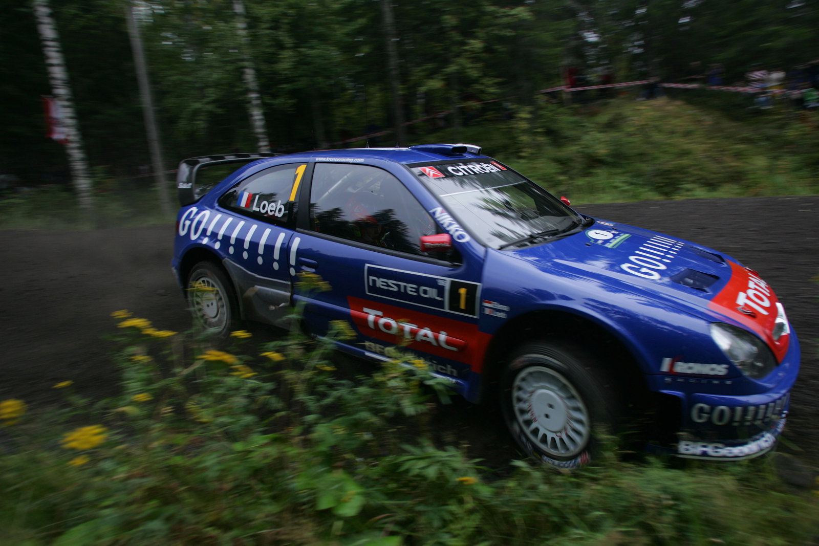 Sebastien Loeb (FRA) Kronos Citroen Xsara World Rally of Finland, World Rally Championship, 17-20 Au