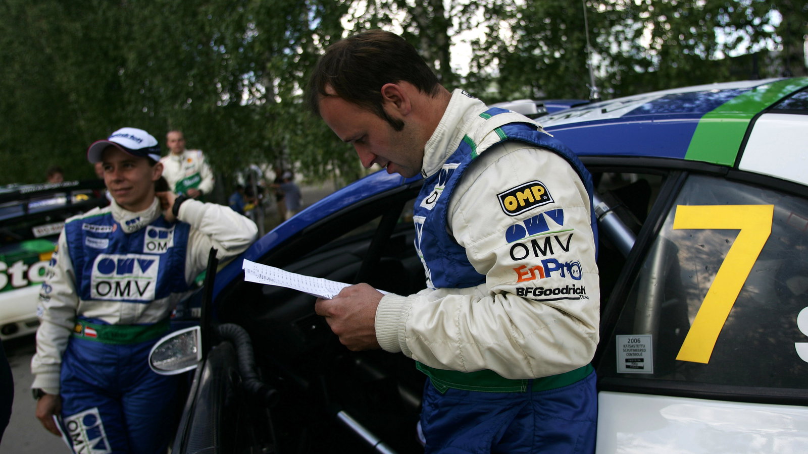 Manfred Stohl (AUT) and Ilka Minor (AUT), OMV Peugeot Norway 307 WRC World Rally of Finland, World R
