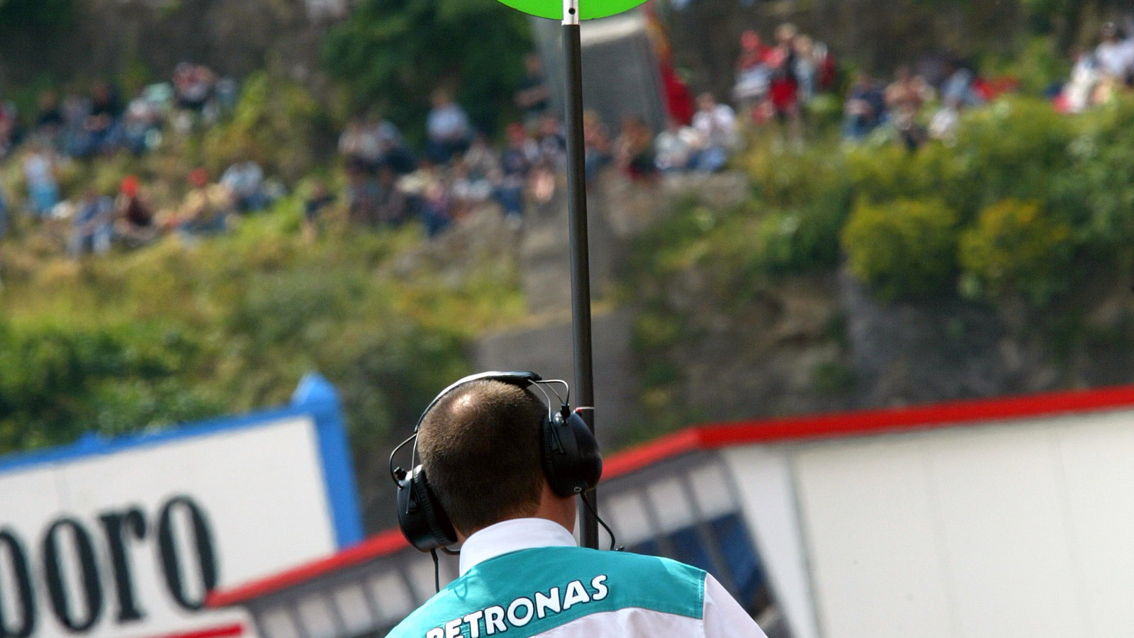 Sauber Petronas lollipop man