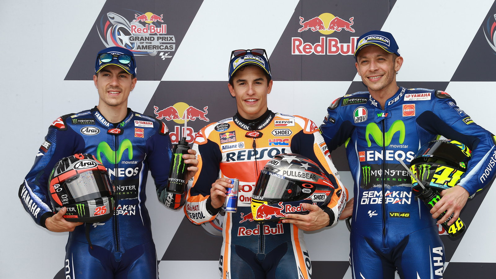Vinales,MarquezRossi, Grand Prix Of The Americas, 2017