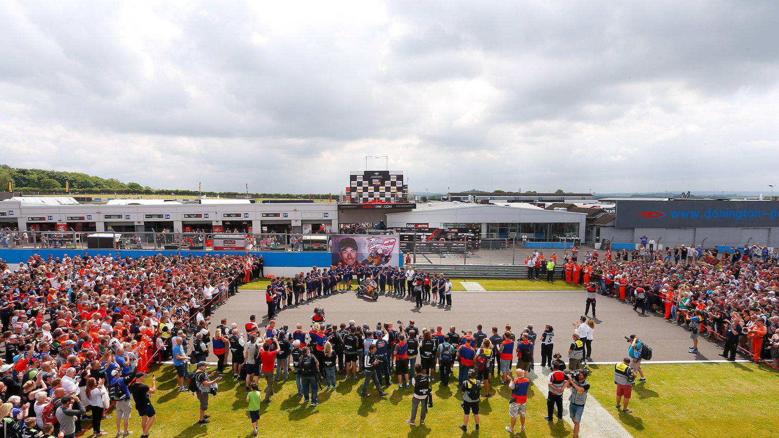 Nicky Hayden Tribute, Donington WSBK 2017