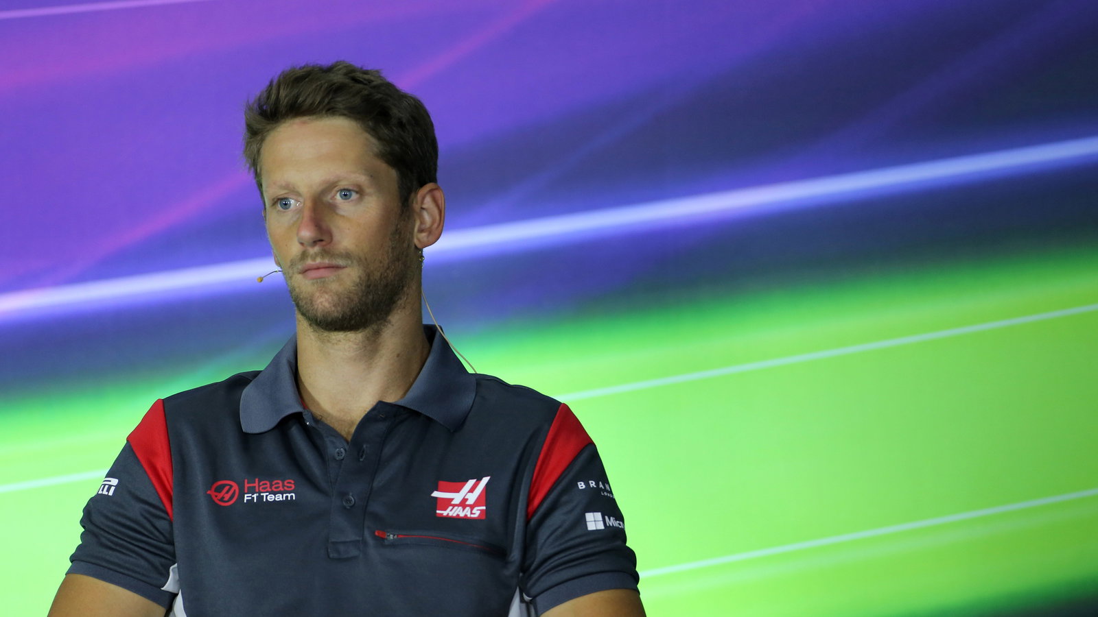 22.06.2017 - Press conference, Romain Grosjean (FRA) Haas F1 Team VF-17