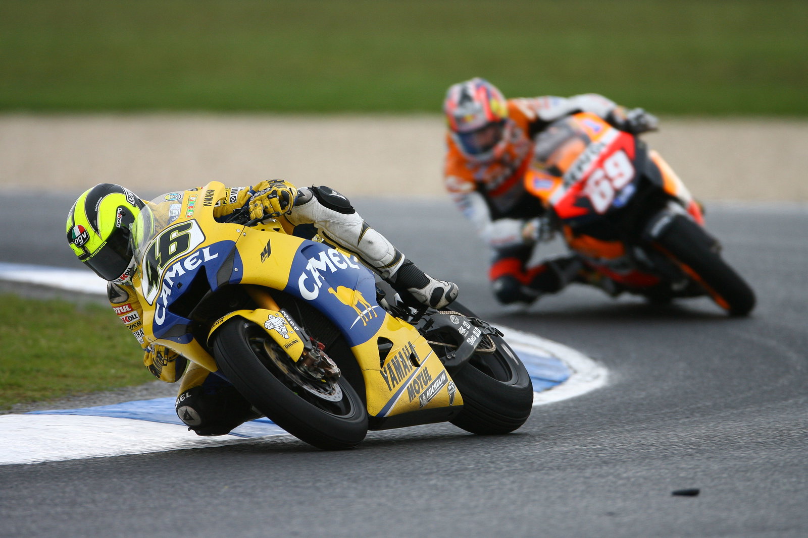 Rossi, Hayden, Australian MotoGP Race 2006