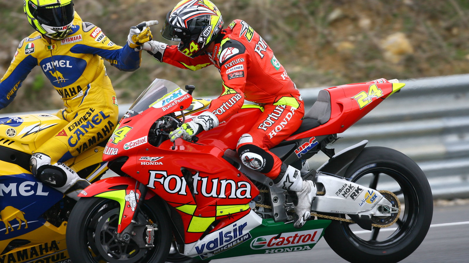 Victory for Elias, Portuguese MotoGP, 2006
