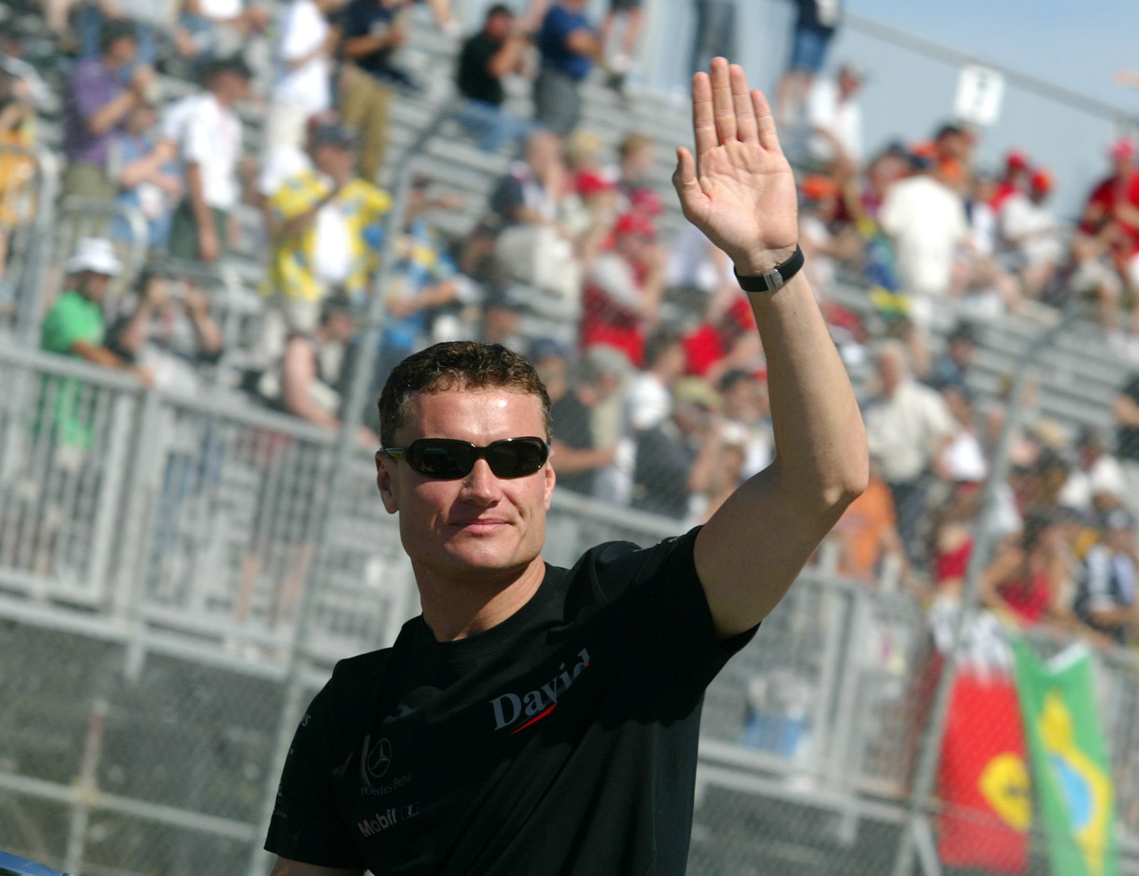 David Coulthard at the drivers parade