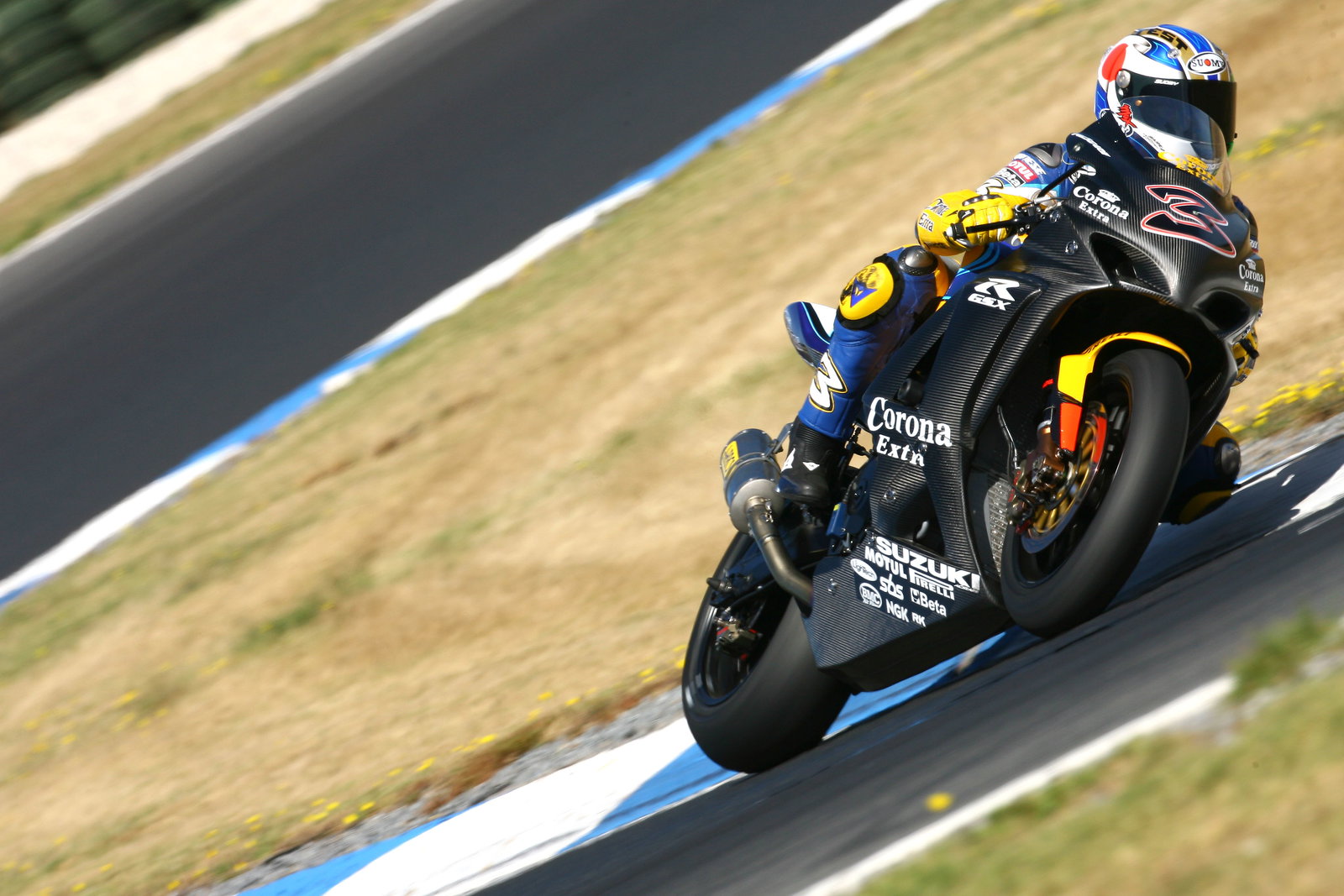Biaggi, Phillip Island WSBK tests, 2007