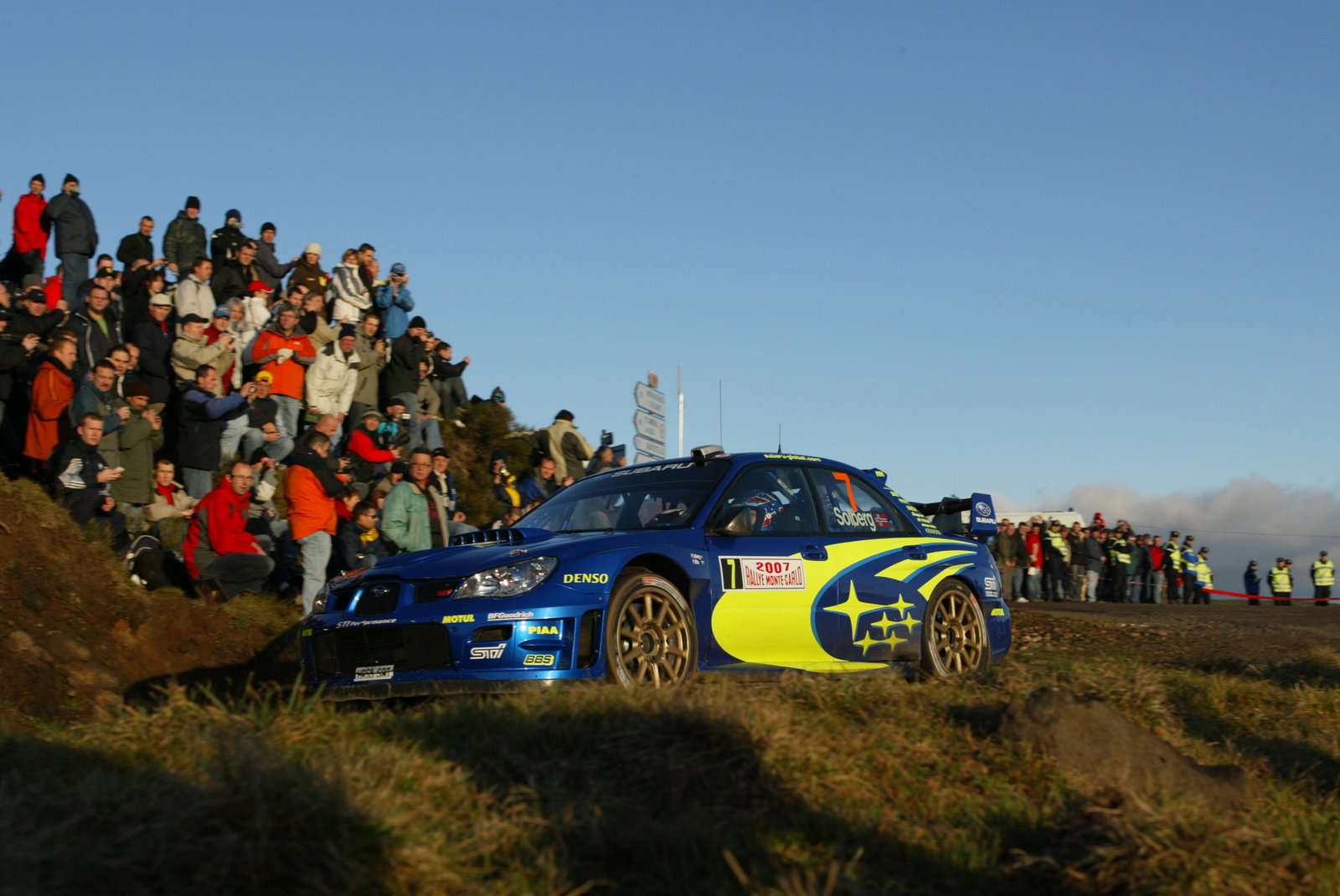 Petter Solberg (nor) Philip Mills (gbr) Subaru WRT Impreza WRC 2006 Rallye Automobile Monte-Carlo, 1