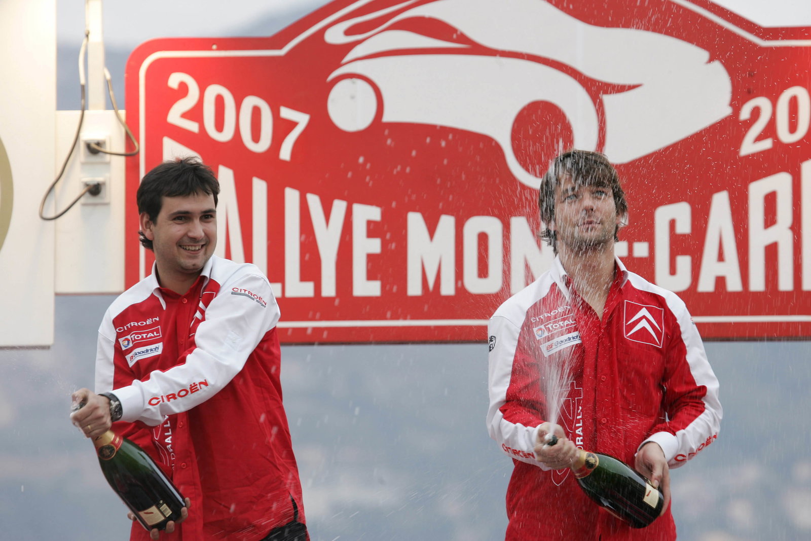 Winners, Sebastien Loeb (fra) and Daniel Elena (mc) Citroen C4. Rallye Automobile Monte-Carlo, 18-20