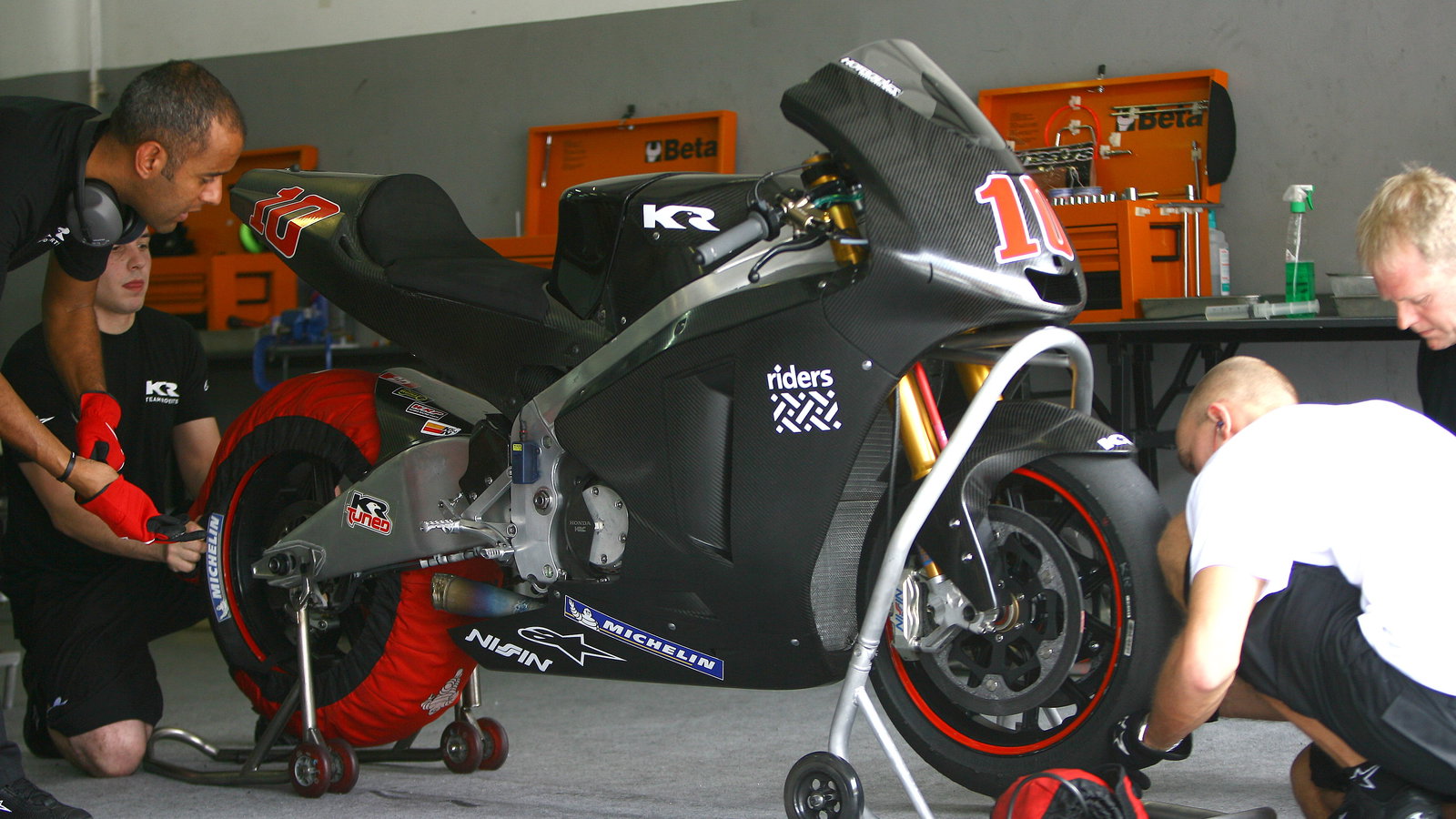 Roberts` Honda, Sepang MotoGP test, January 2007