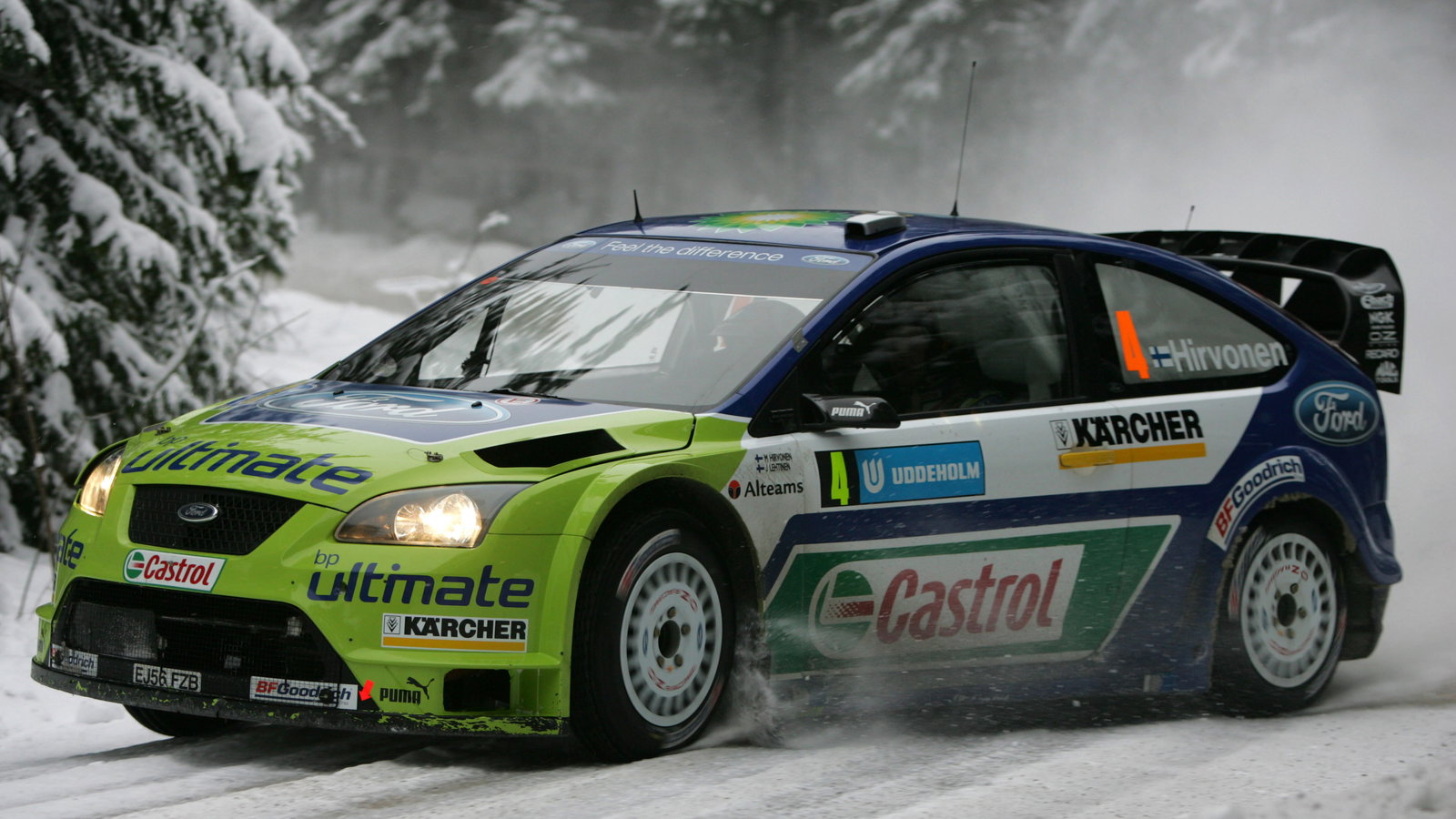 Mikko Hirvonen (FIN) / Jarmo Lehtinen (FIN), BP Ford Focus RS WRC 06. Swedish Rally, 8-11th February