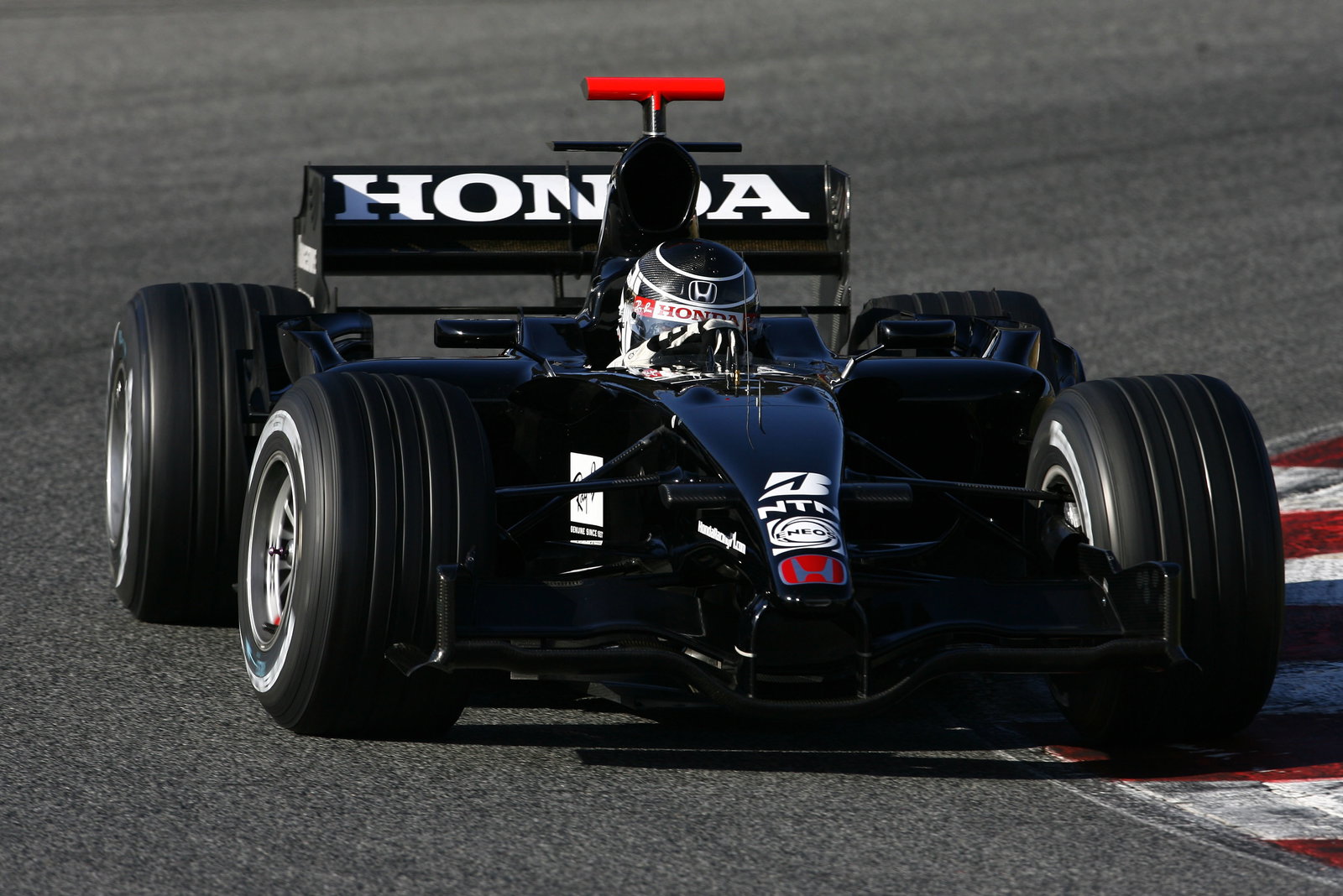 Jenson Button, Honda, Barcelona F1 Test, 14/2/07