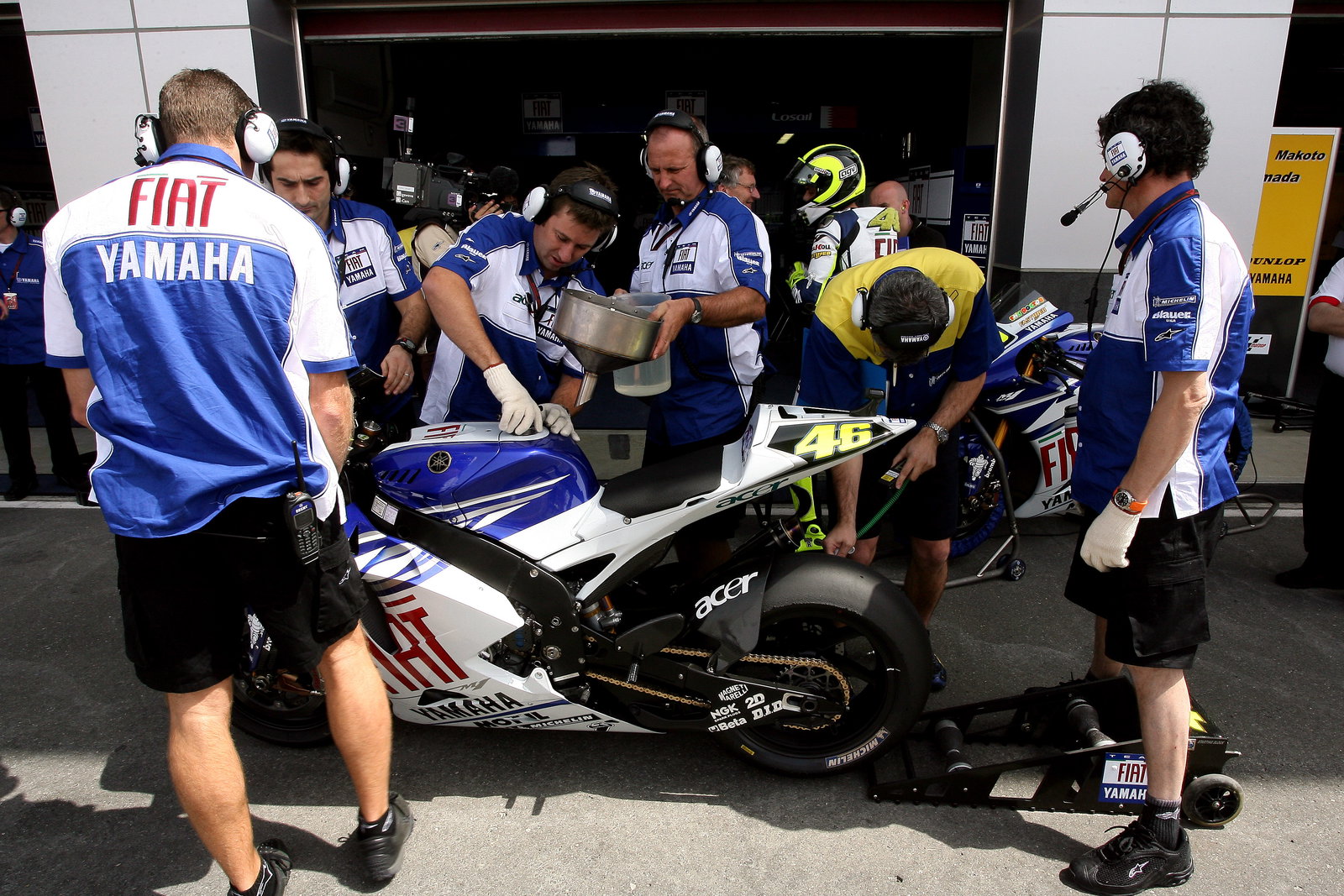 Valentino Rossi (ITA), Yamaha Factory Racing Team, Yamaha M1, 46, 2007 MotoGP World Championship,
