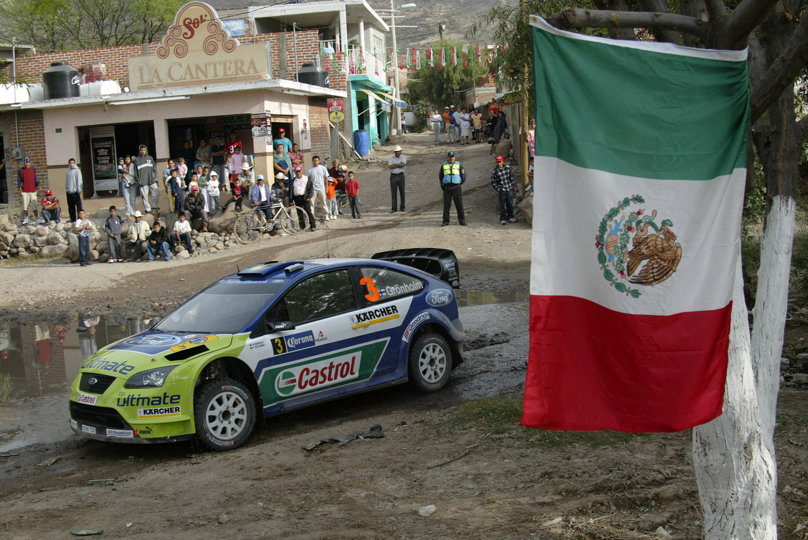 Marcus Gronholm (FIN) / Timo Rautiainen (FIN), BP Ford Focus RS WRC 06. Rally Mexico, 8-11th March 2