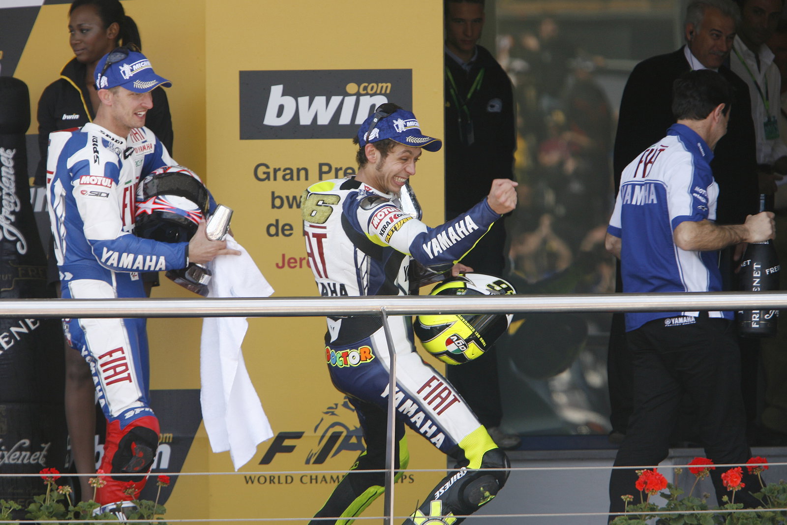 Valentino Rossi (ITA), Yamaha Factory Racing Team, Yamaha M1, 46, 2007 MotoGP World Championship,
